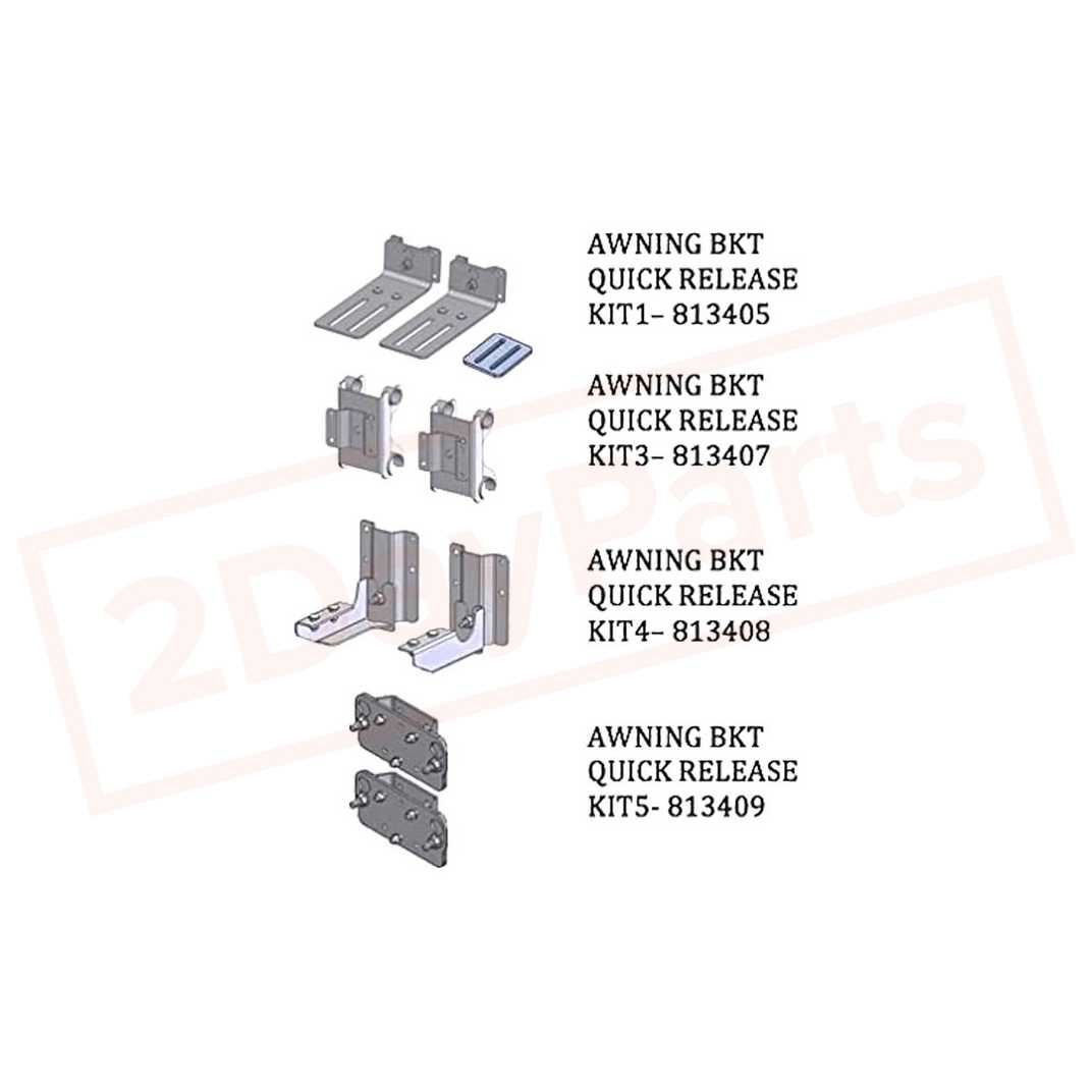 Image 3 ARB Awning Bkt Quick Release Kit1,ACCESSORIES AWNI ARB813405 part in All Products category