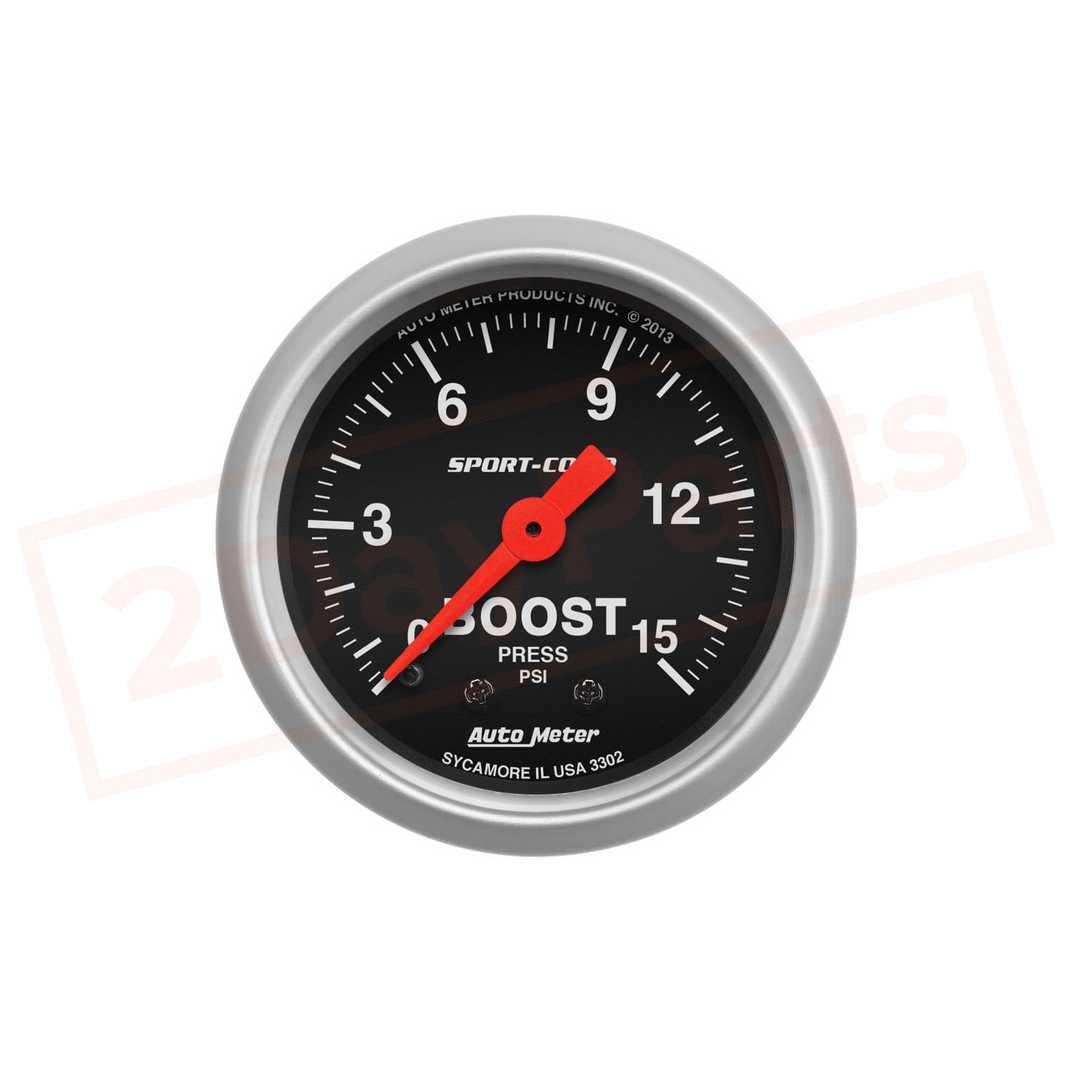 Image AutoMeter Gauge Boost AUT3302 part in Gauge Sets & Dash Panels category