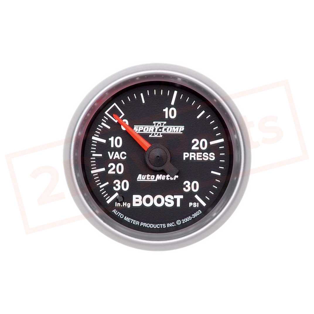 Image AutoMeter Gauge Boost AUT3603 part in Gauge Sets & Dash Panels category