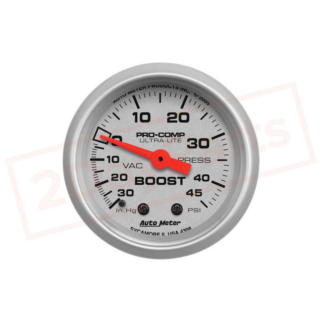 Image AutoMeter Gauge Boost AUT4308 part in Gauge Sets & Dash Panels category