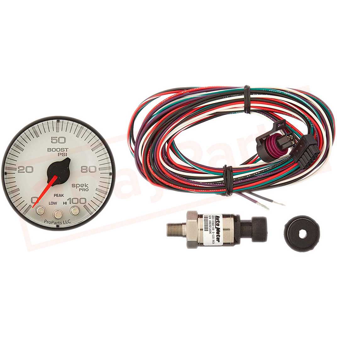 Image AutoMeter Gauge Boost AUTP305128 part in Gauge Sets & Dash Panels category