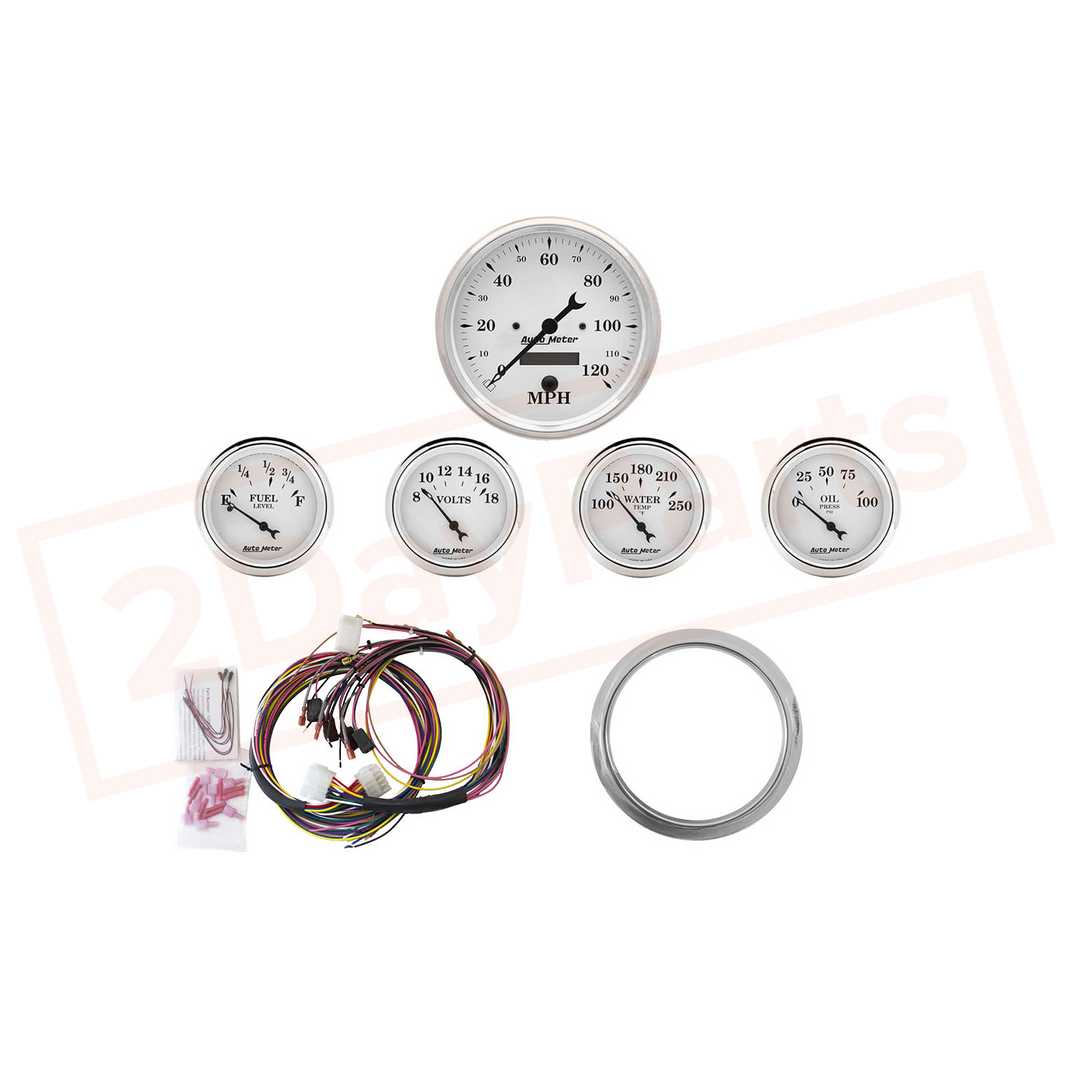 Image Autometer Gauge Kit for CHEVROLET BISCAYNE 1959-1960 part in Gauge Sets & Dash Panels category