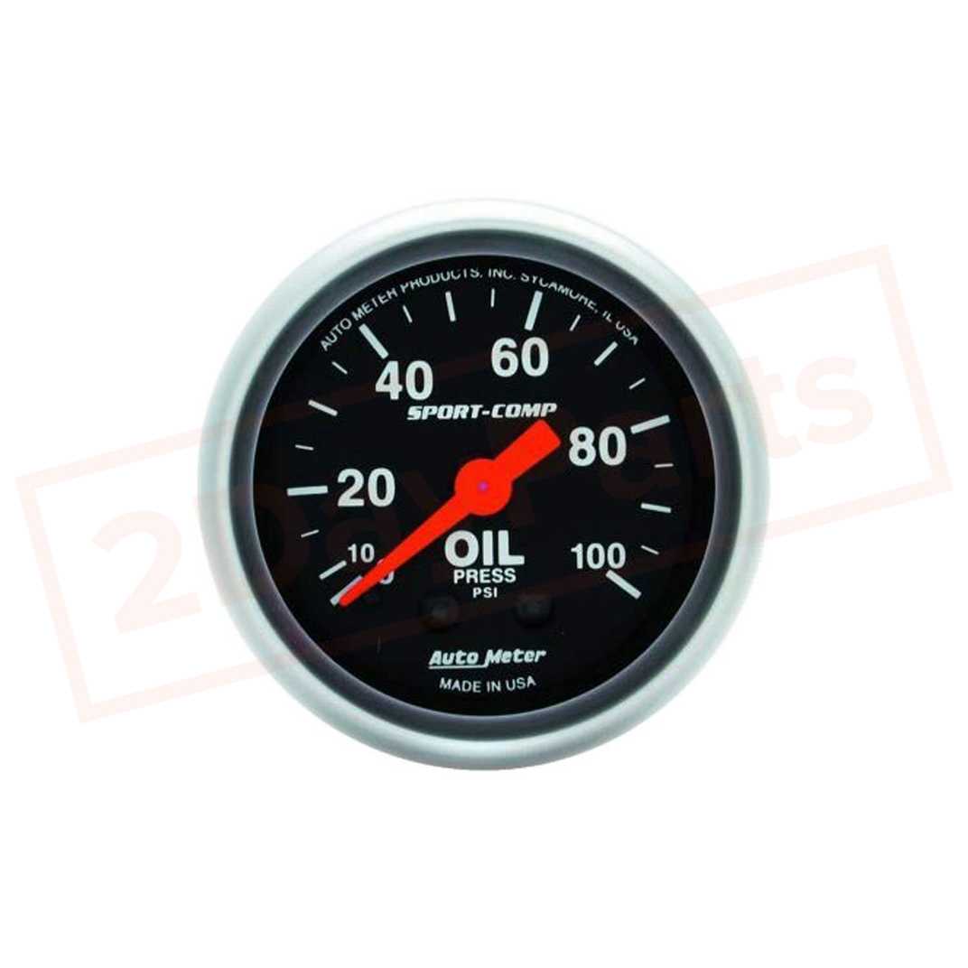 Image AutoMeter Gauge Oil Press AUT3321 part in Gauge Sets & Dash Panels category