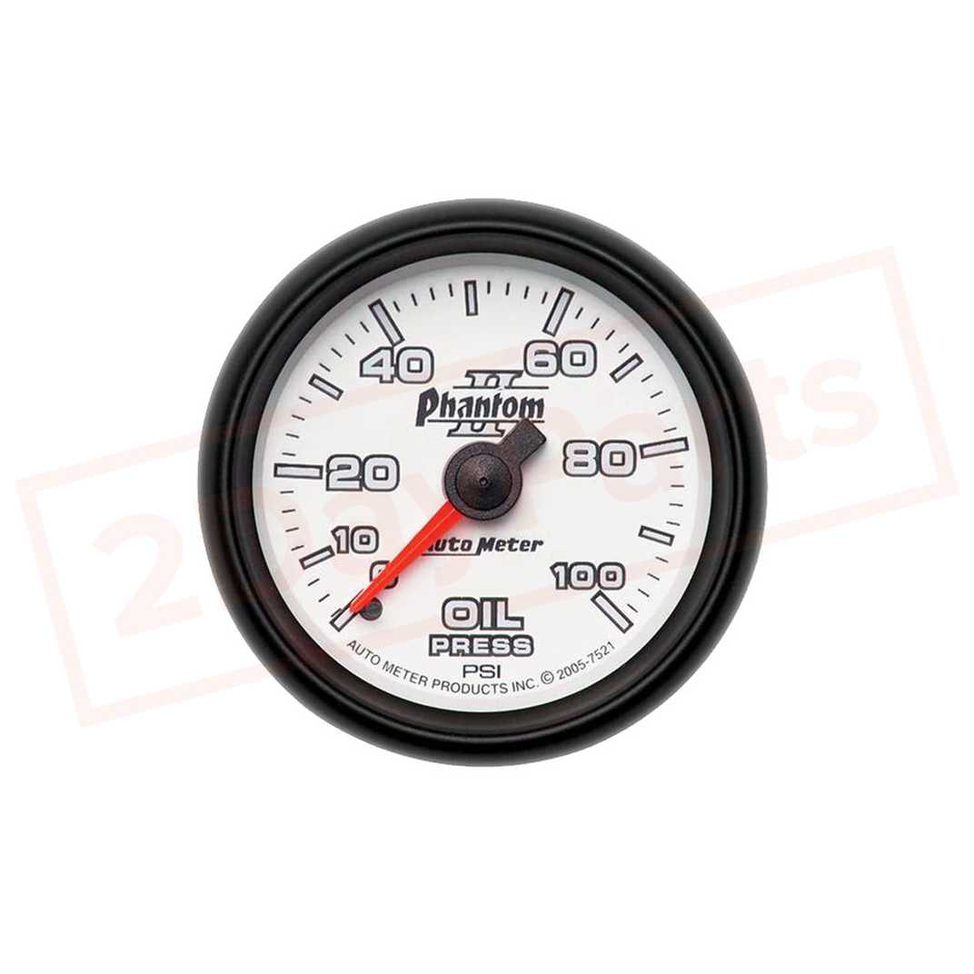 Image AutoMeter Gauge Oil Press AUT7521 part in Gauge Sets & Dash Panels category