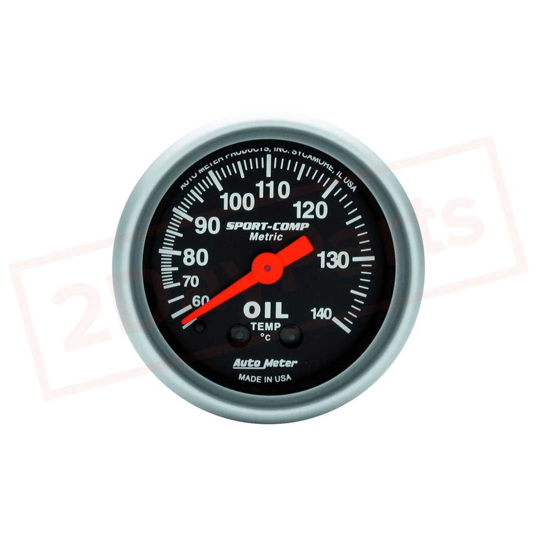 Image AutoMeter Gauge Oil Temp AUT3341-M part in Gauge Sets & Dash Panels category