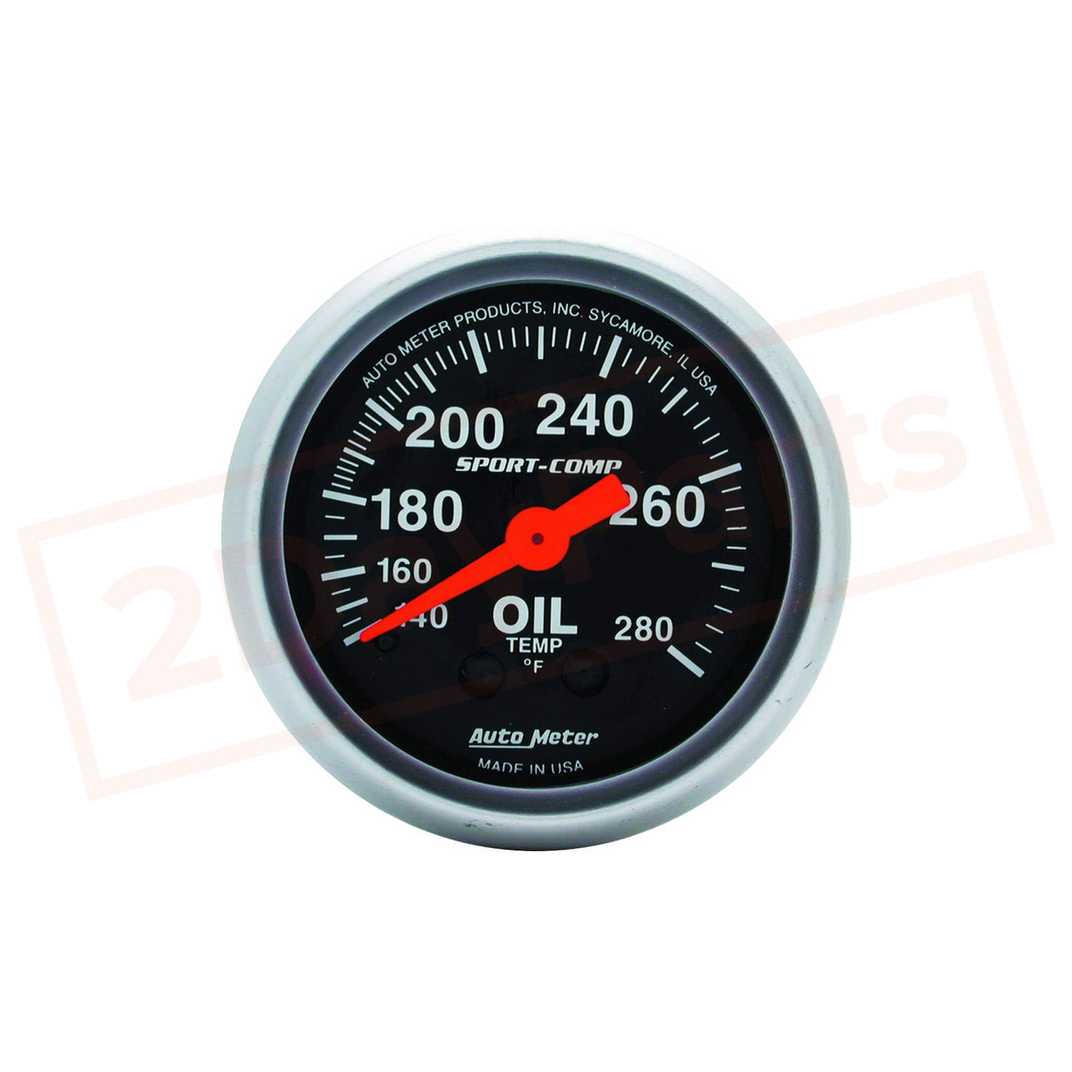 Image AutoMeter Gauge Oil Temp AUT3341 part in Gauge Sets & Dash Panels category