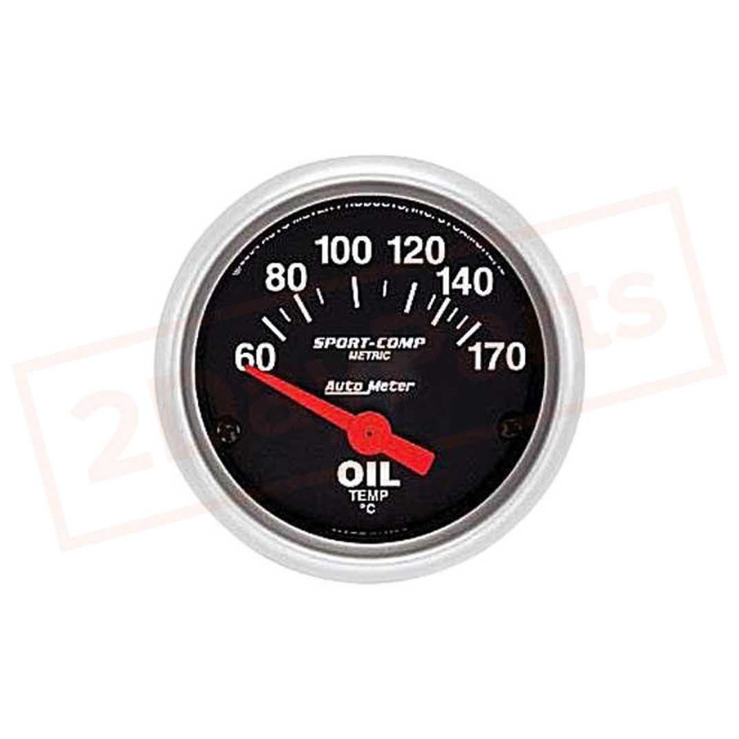 Image AutoMeter Gauge Oil Temp AUT3348-M part in Gauge Sets & Dash Panels category