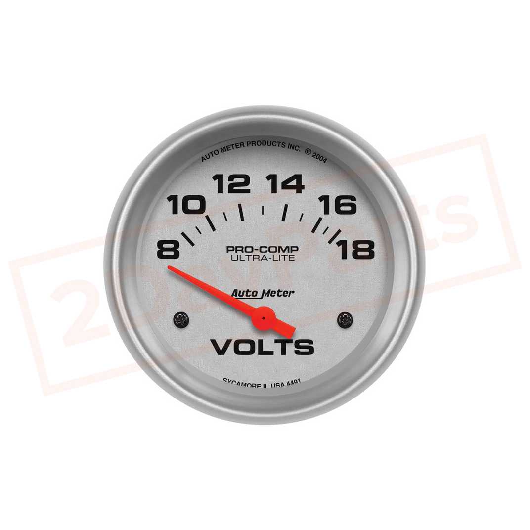 Image AutoMeter Gauge Voltmeter AUT4491 part in Gauge Sets & Dash Panels category