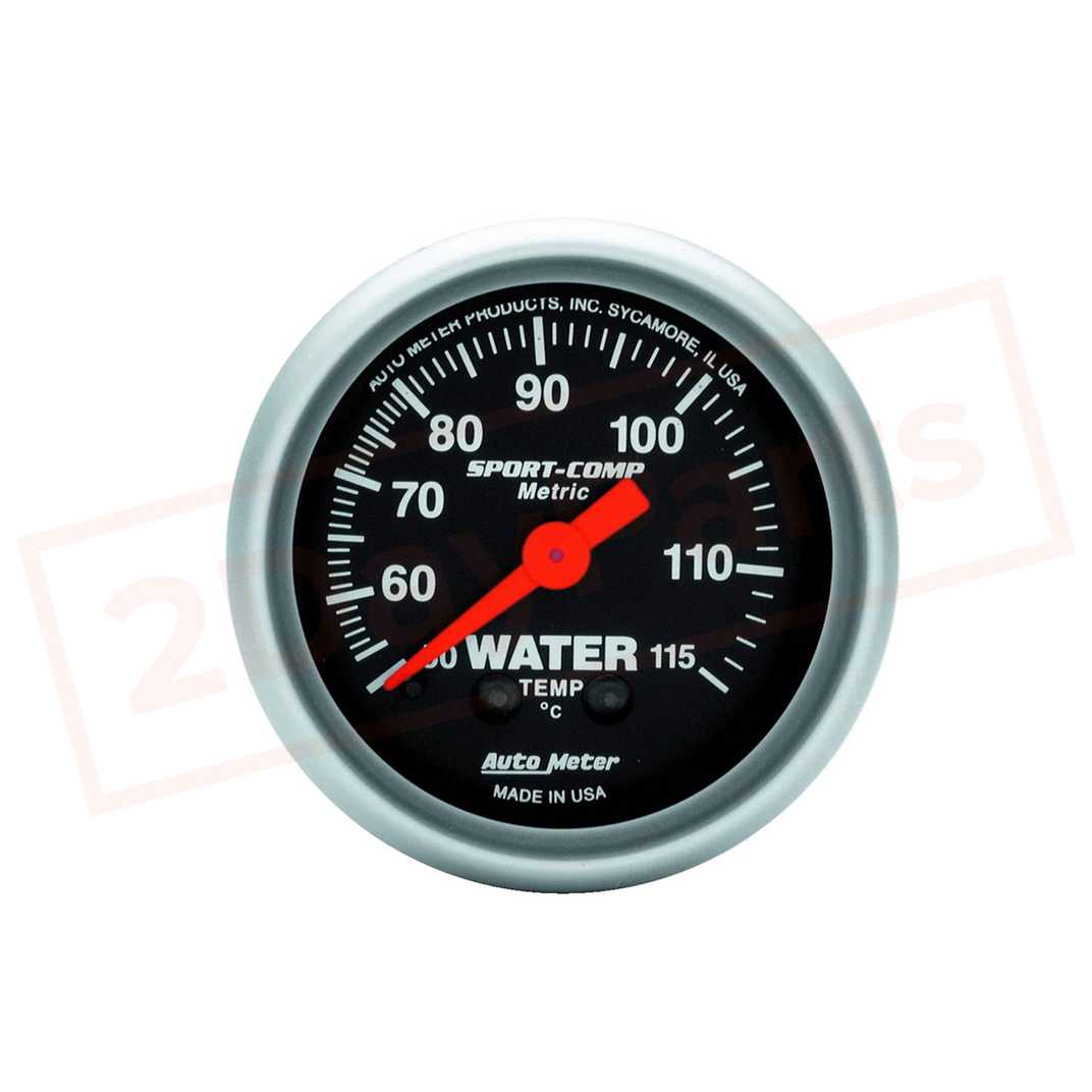 Image AutoMeter Gauge Water Temp AUT3332-M part in Gauge Sets & Dash Panels category