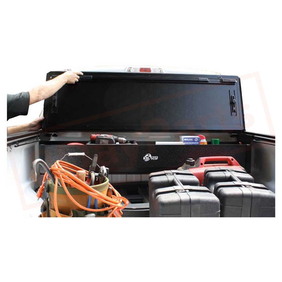 Image 2 BAK Industries BAKBox 2 Tonneau Toolbox fits GMC 2014-17 Sierra 1500 part in Truck Bed Accessories category