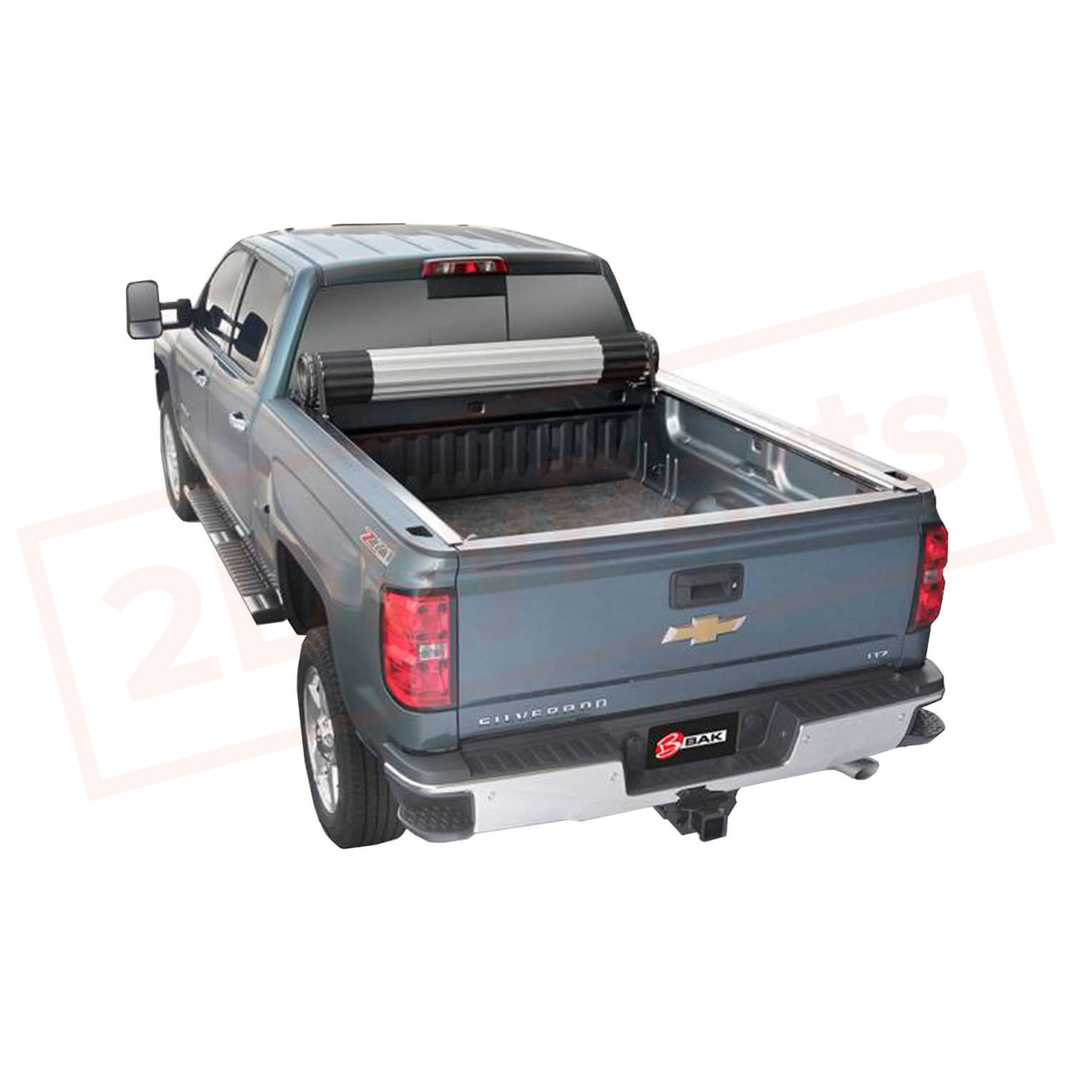 Image BAK Industries Revolver X2 Tonneau Cover fits GMC 2014-17 Sierra 1500 part in Truck Bed Accessories category