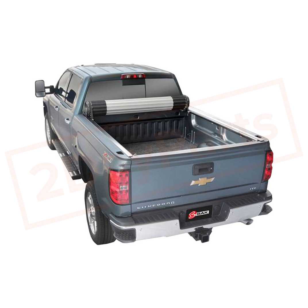 Image BAK Industries Revolver X2 Tonneau Cover fits Nissan Titan 2017-2021 part in Truck Bed Accessories category