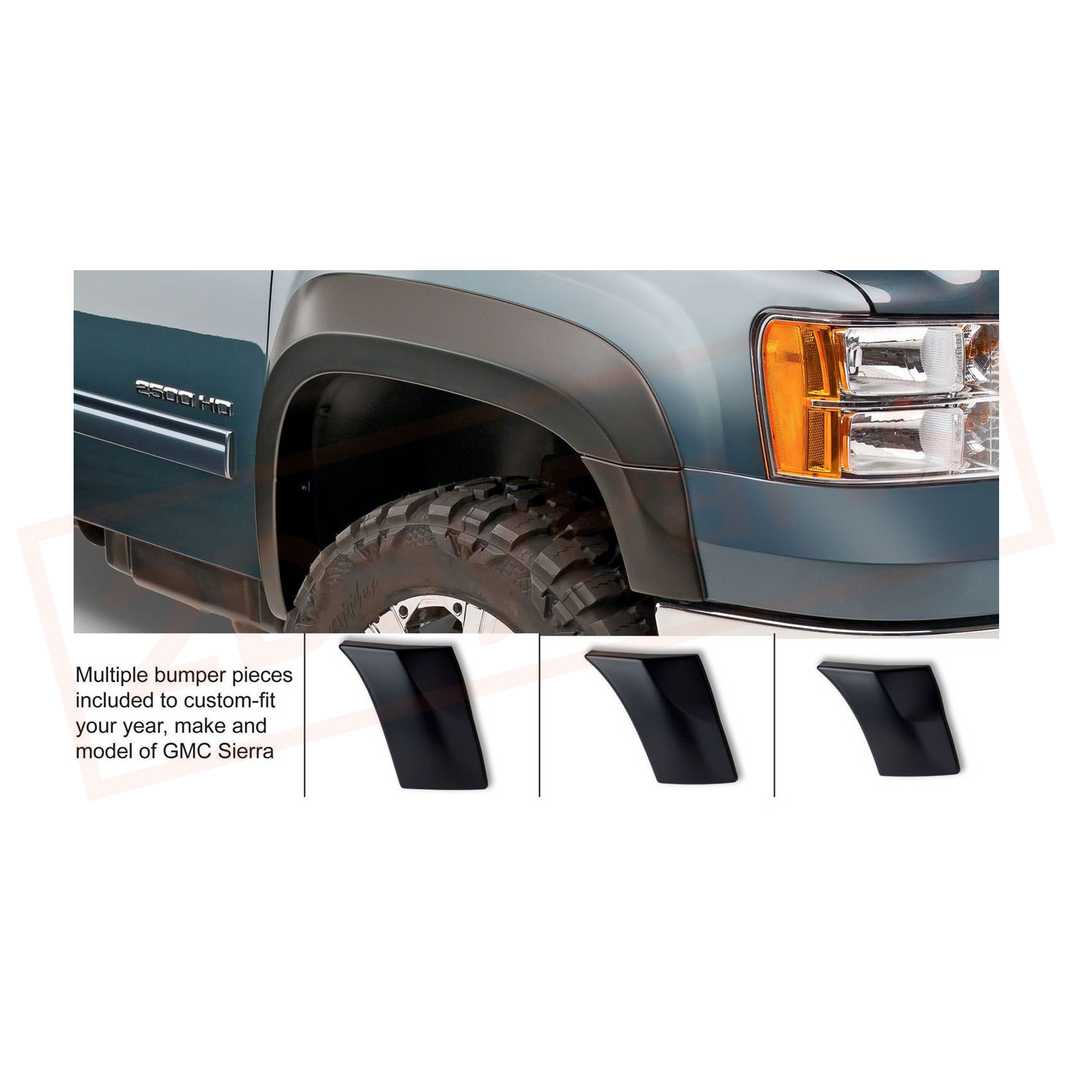 Image Bushwacker Fender Flare for GMC Sierra 1500 2007-2013 part in Fenders category