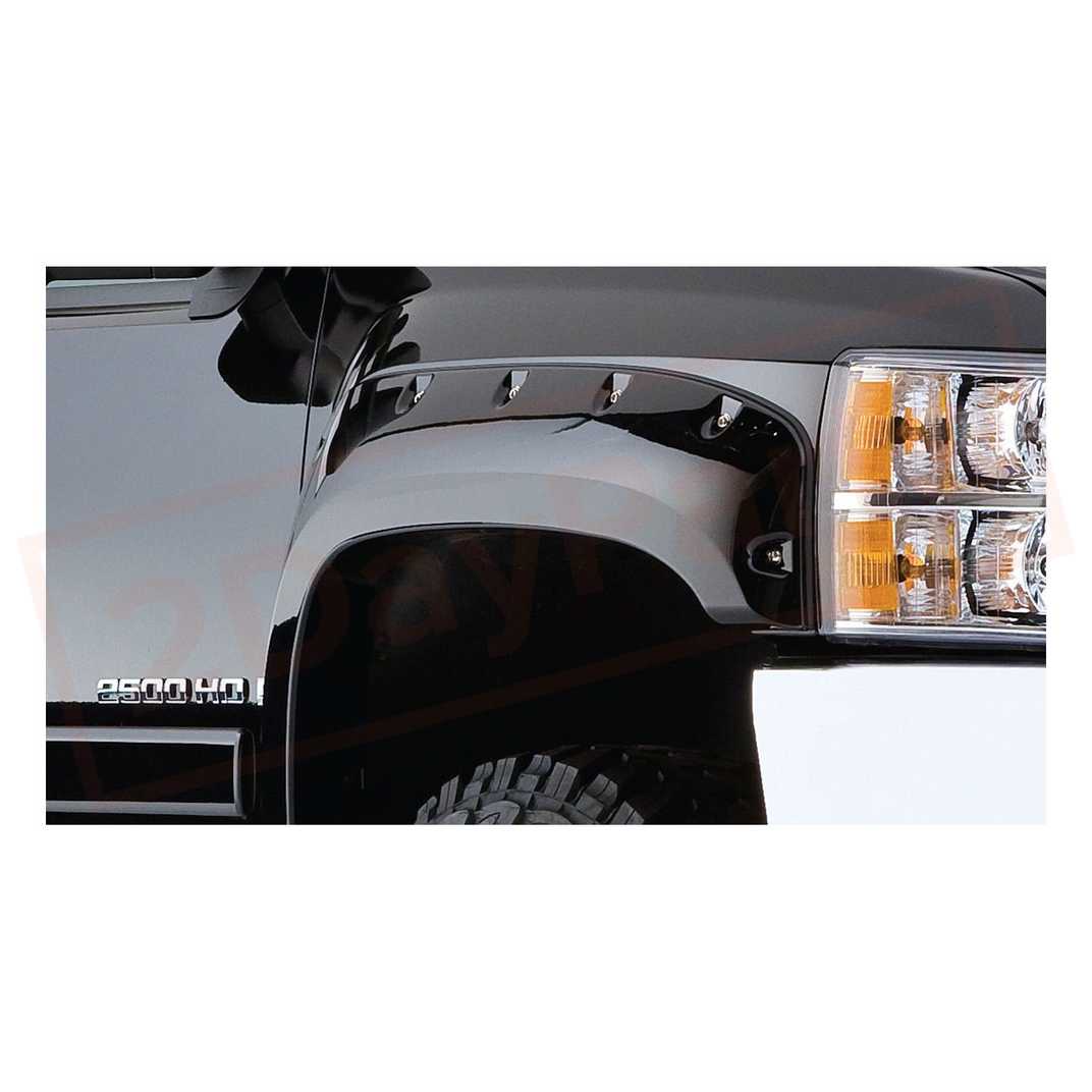 Image Bushwacker Fender Flare Front fits 2007-2013 Chevrolet Silverado 1500 part in Fenders category