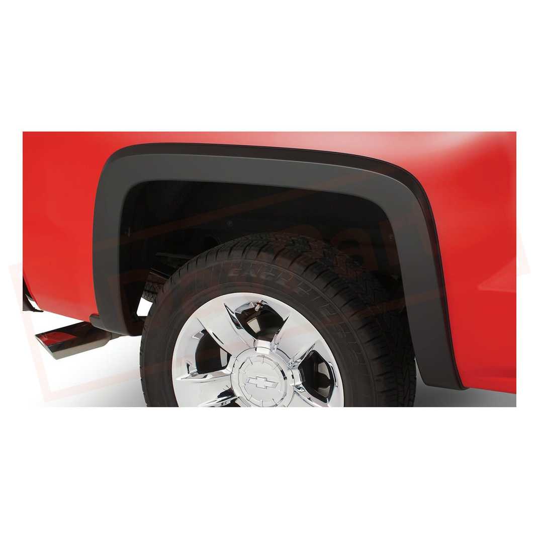 Image 1 Bushwacker Fender Flare Front fits 2016-18 Chevrolet Silverado 1500 part in Fenders category