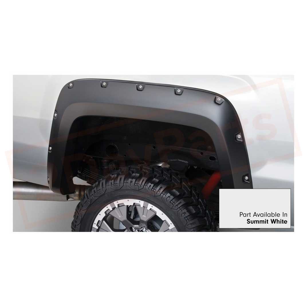 Image 1 Bushwacker Fender Flare Front fits 2016-18 GMC Sierra 1500 part in Fenders category