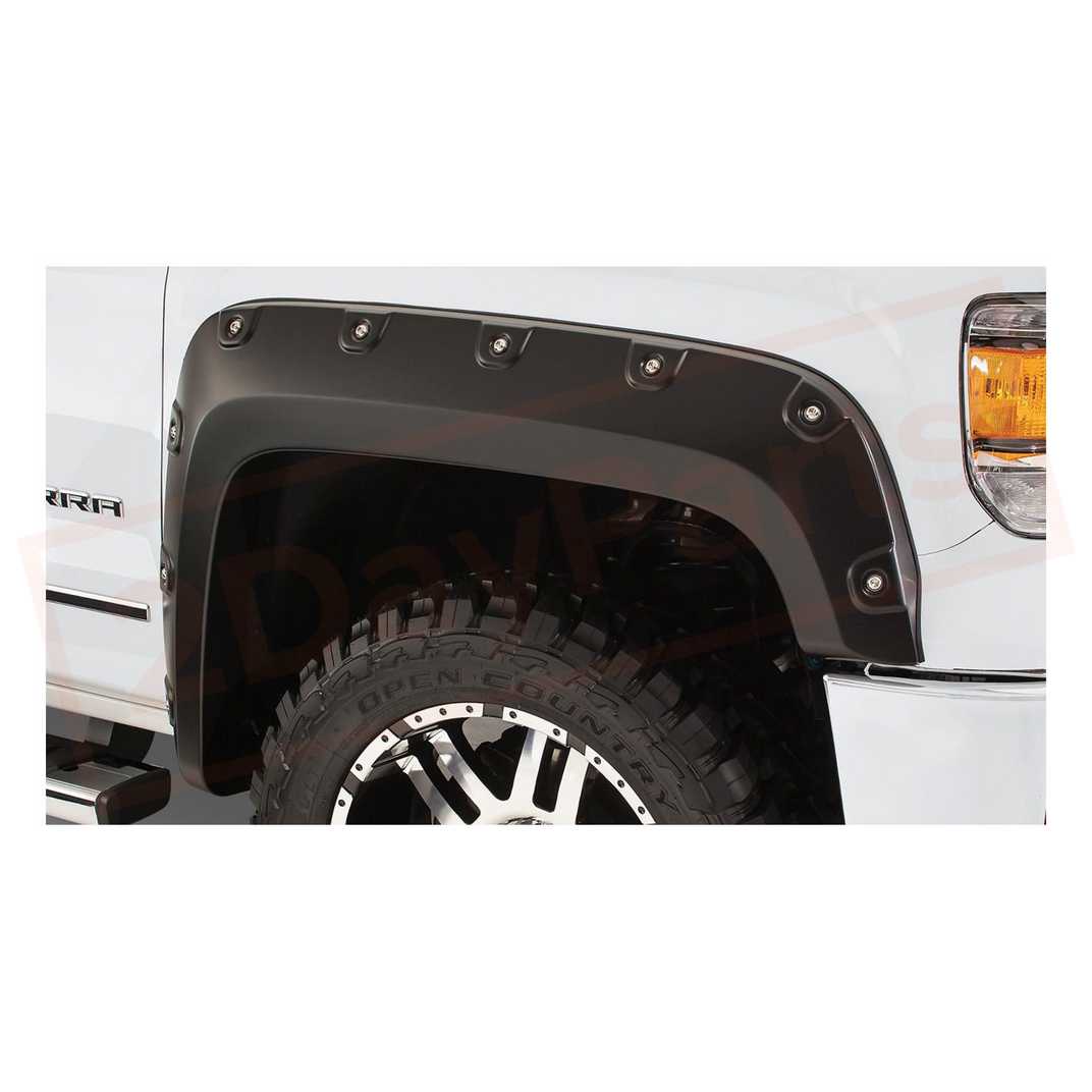 Image Bushwacker Fender Flare Front fits 2016-2018 GMC Sierra 1500 part in Fenders category