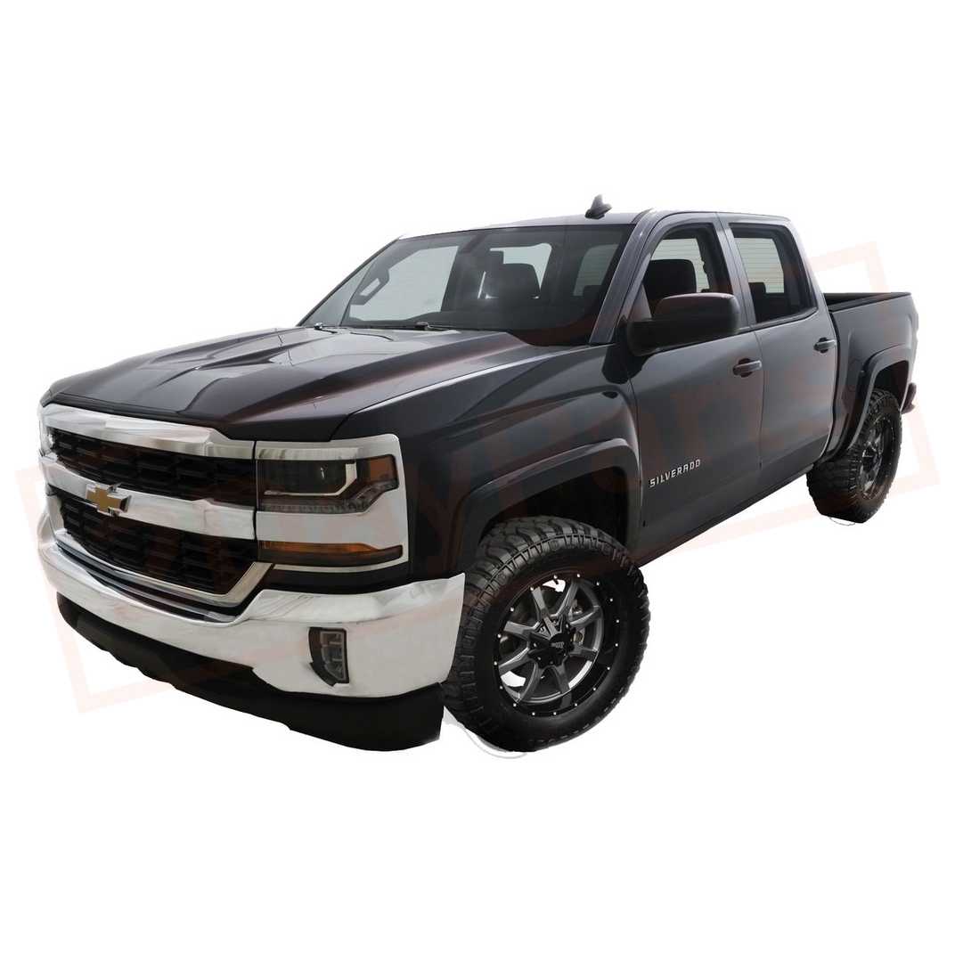 Image Bushwacker Fender Flare Front fits 2017-19 Chevrolet Silverado 2500 HD part in Fenders category