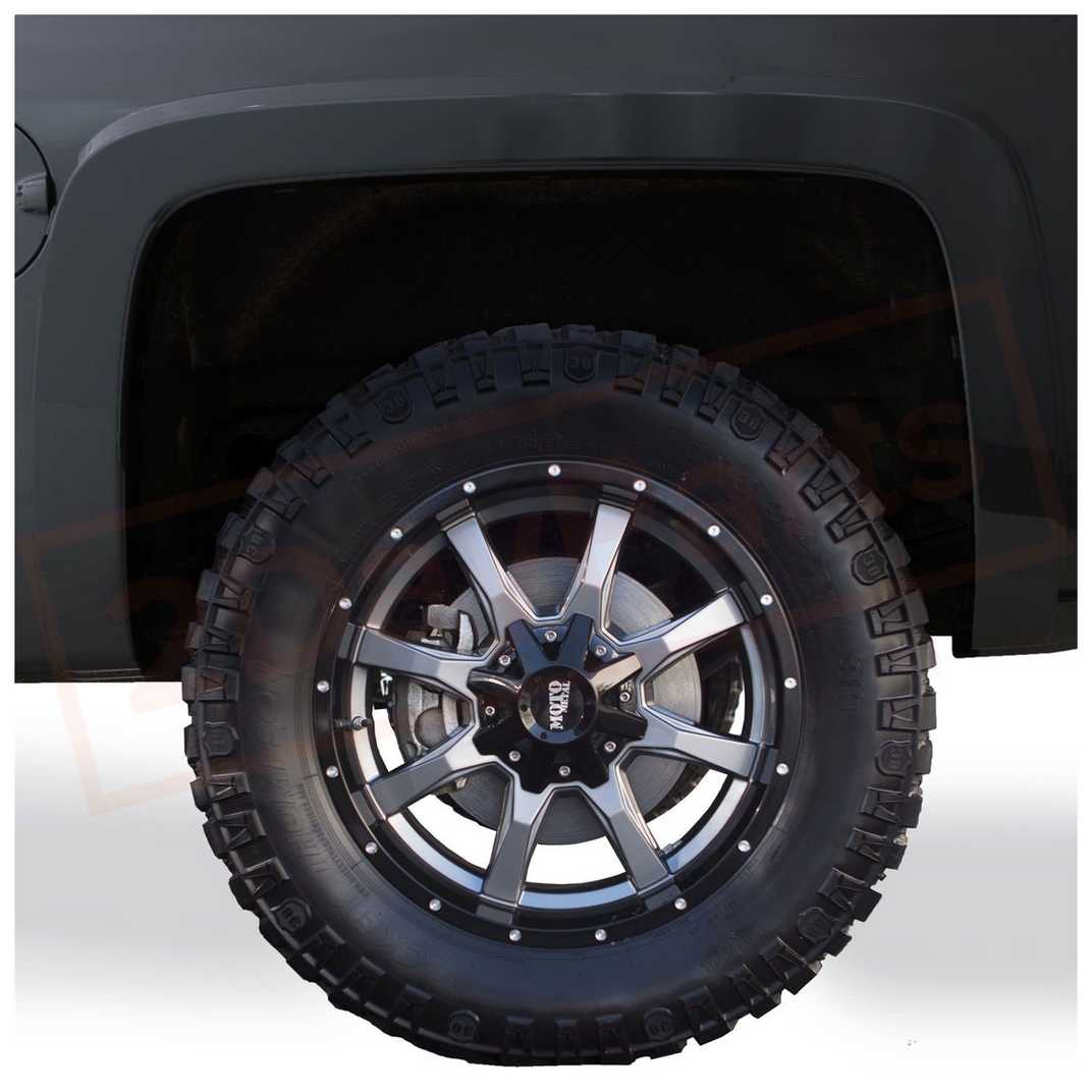 Image 2 Bushwacker Fender Flare Front fits 2017-19 Chevrolet Silverado 2500 HD part in Fenders category