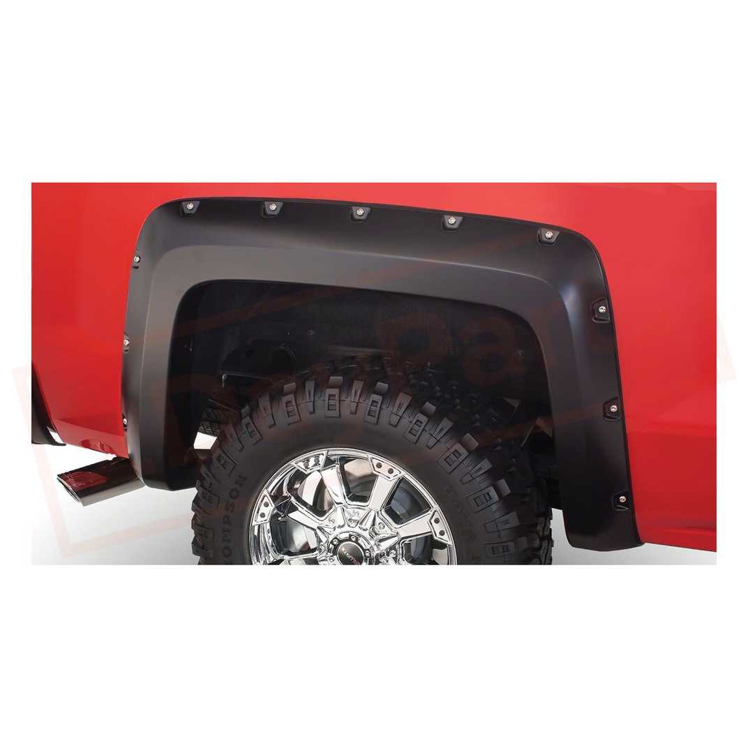 Image 1 Bushwacker Fender Flare Front fits Chevrolet Silverado 1500 2014-18 part in Fenders category