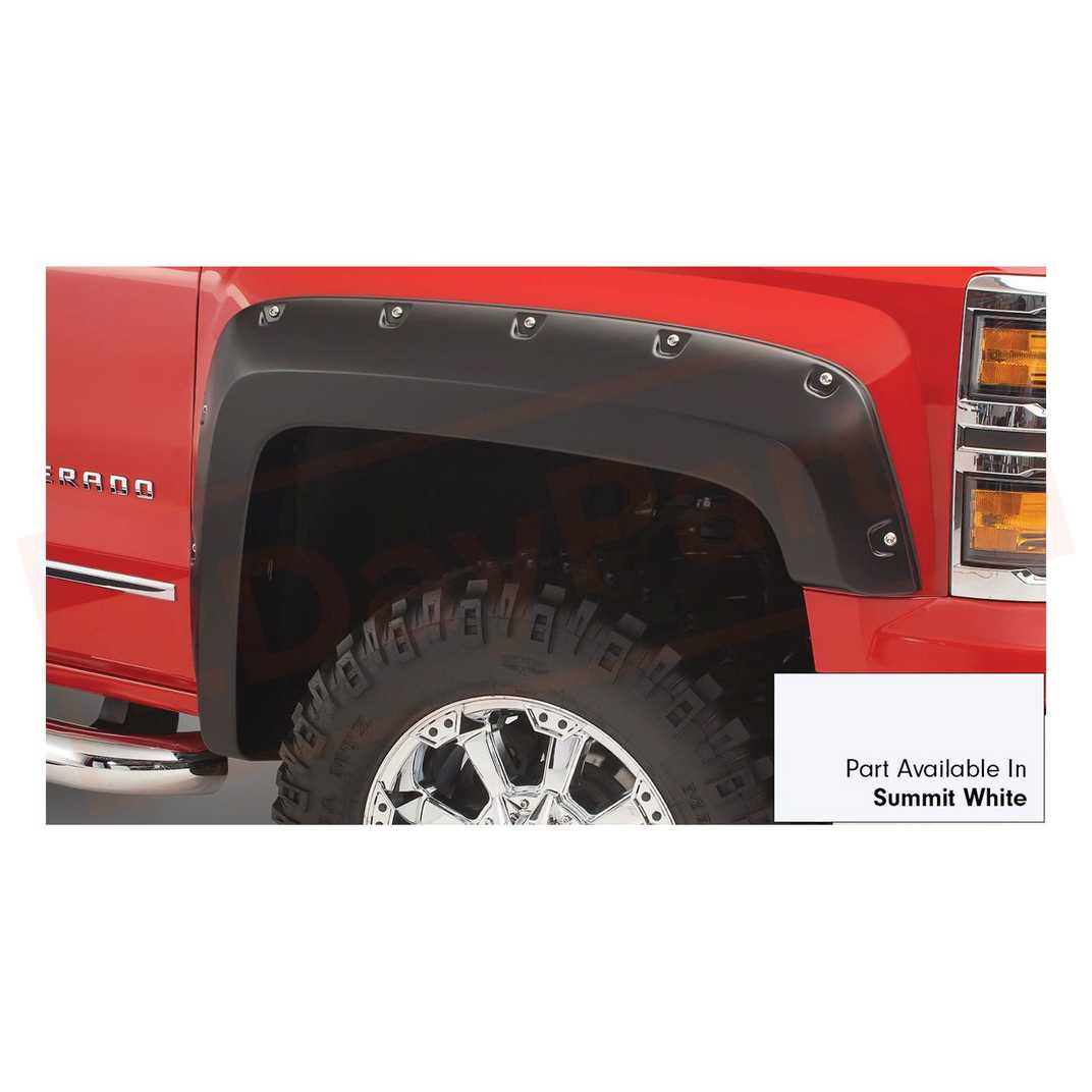 Image Bushwacker Fender Flare Front fits Chevrolet Silverado 1500 2016-18 part in Fenders category