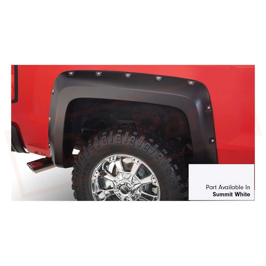 Image 1 Bushwacker Fender Flare Front fits Chevrolet Silverado 1500 2016-18 part in Fenders category