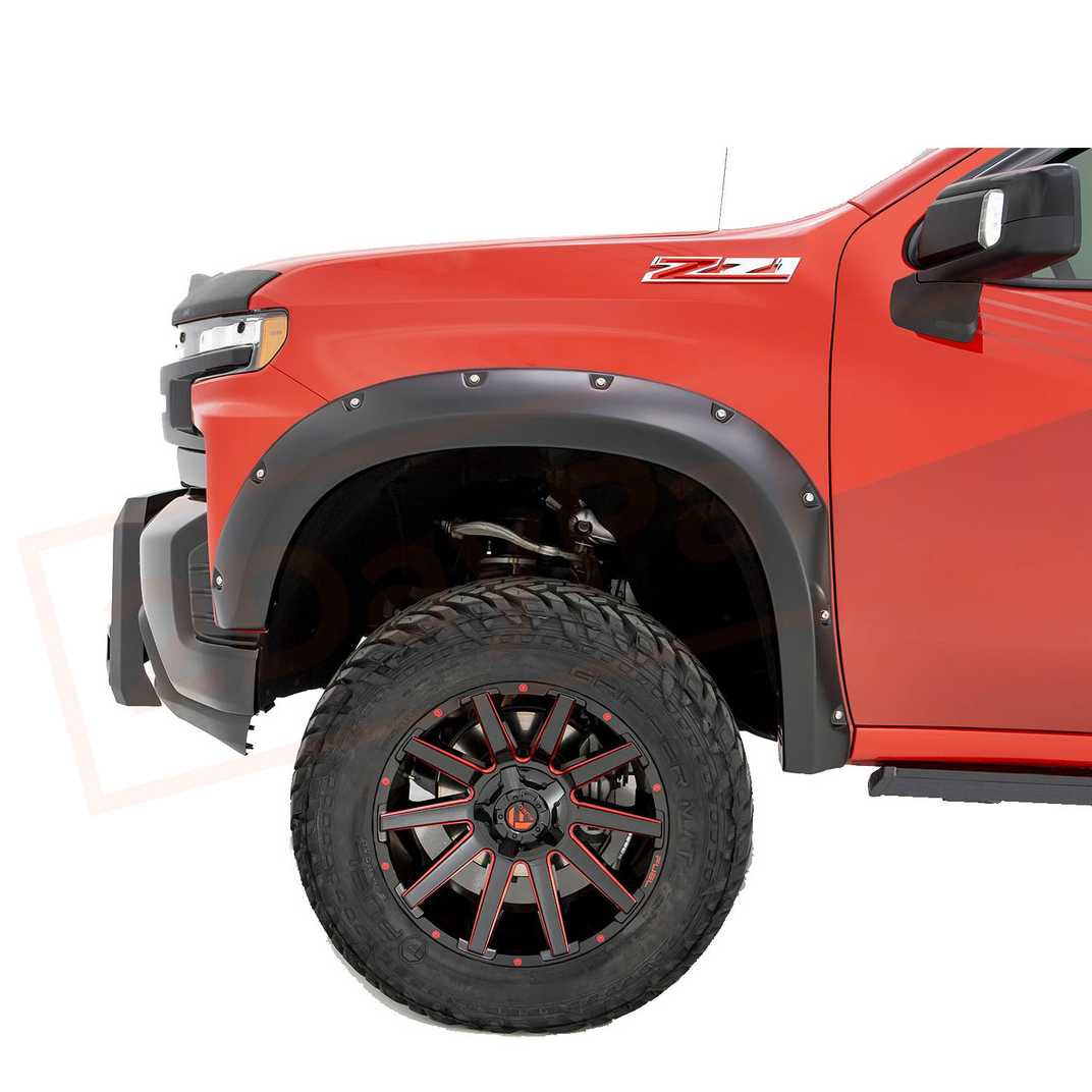 Image Bushwacker Fender Flare Front fits Chevrolet Silverado 1500 2019-20 part in Fenders category