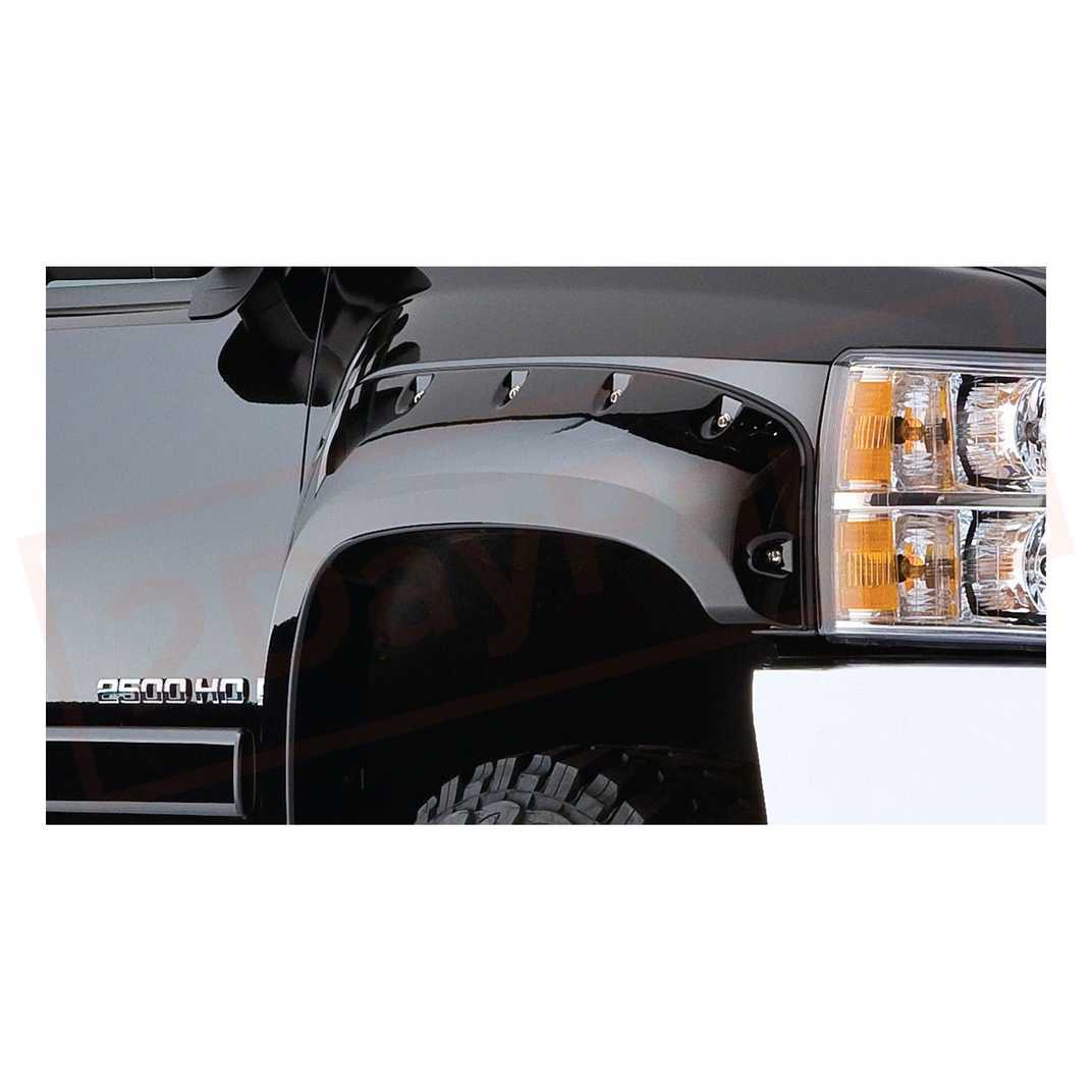 Image Bushwacker Fender Flare Front fits Chevrolet Silverado 2500 HD 2007-14 part in Fenders category