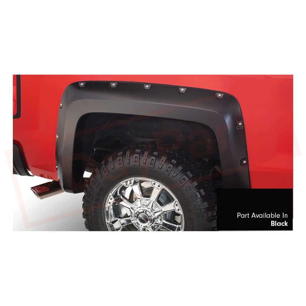 Image 1 Bushwacker Fender Flare Front fits Chevrolet Silverado 2500 HD 2017-2019 part in Fenders category