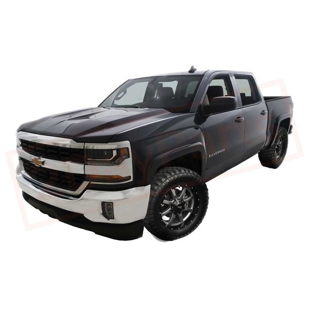 Image Bushwacker Fender Flare Front fits Chevrolet Silverado 3500 HD 2017-19 part in Fenders category