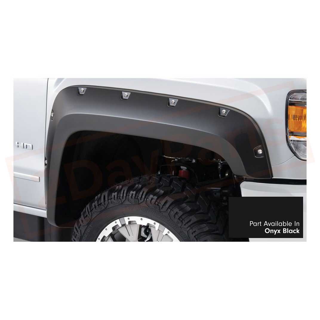 Image Bushwacker Fender Flare Front fits GMC Sierra 3500 HD 2015-2019 part in Fenders category