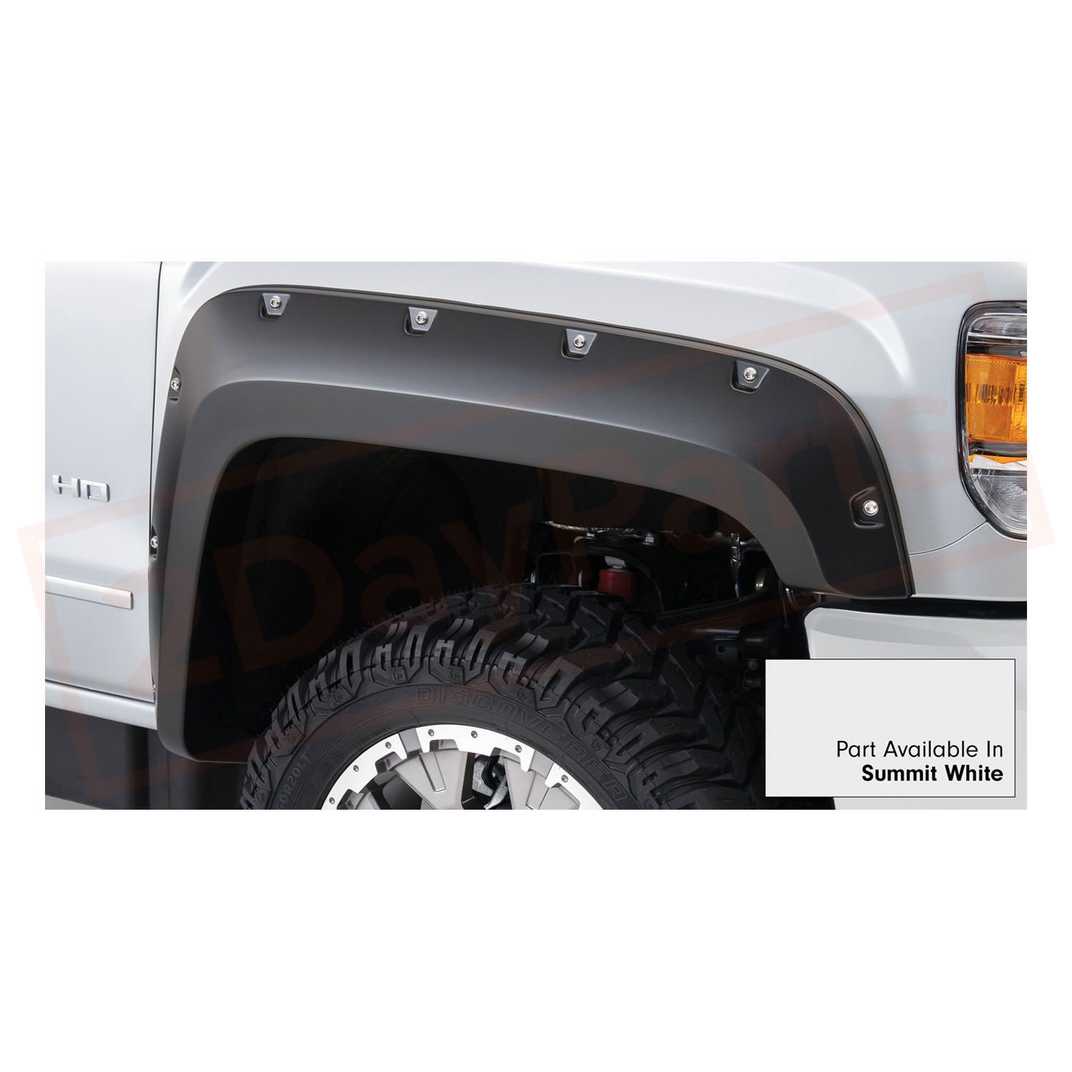 Image Bushwacker Fender Flare Front fits GMC Sierra 3500 HD 2017-2019 part in Fenders category