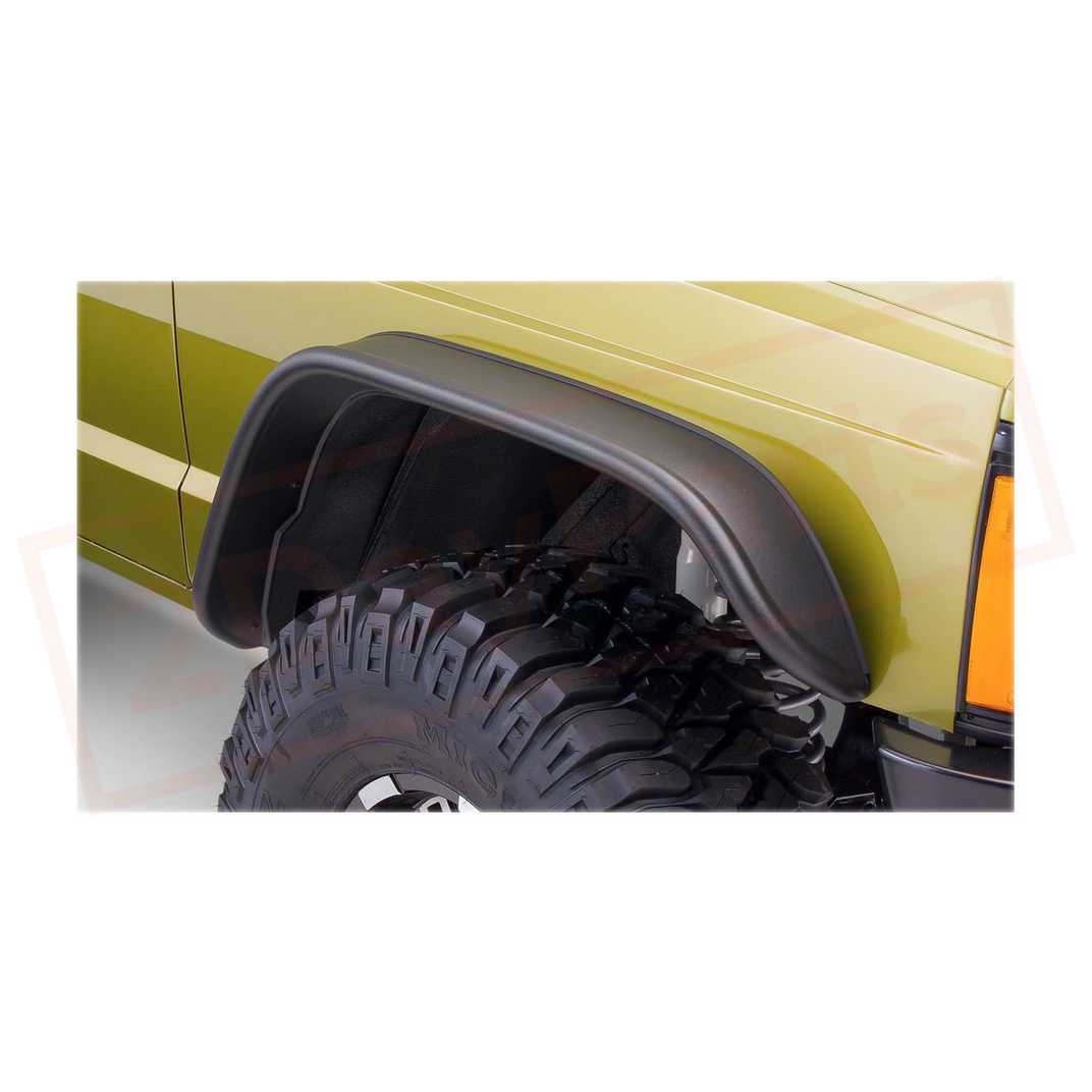 Image Bushwacker Fender Flare Front fits Jeep Cherokee 1984-01 part in Fenders category