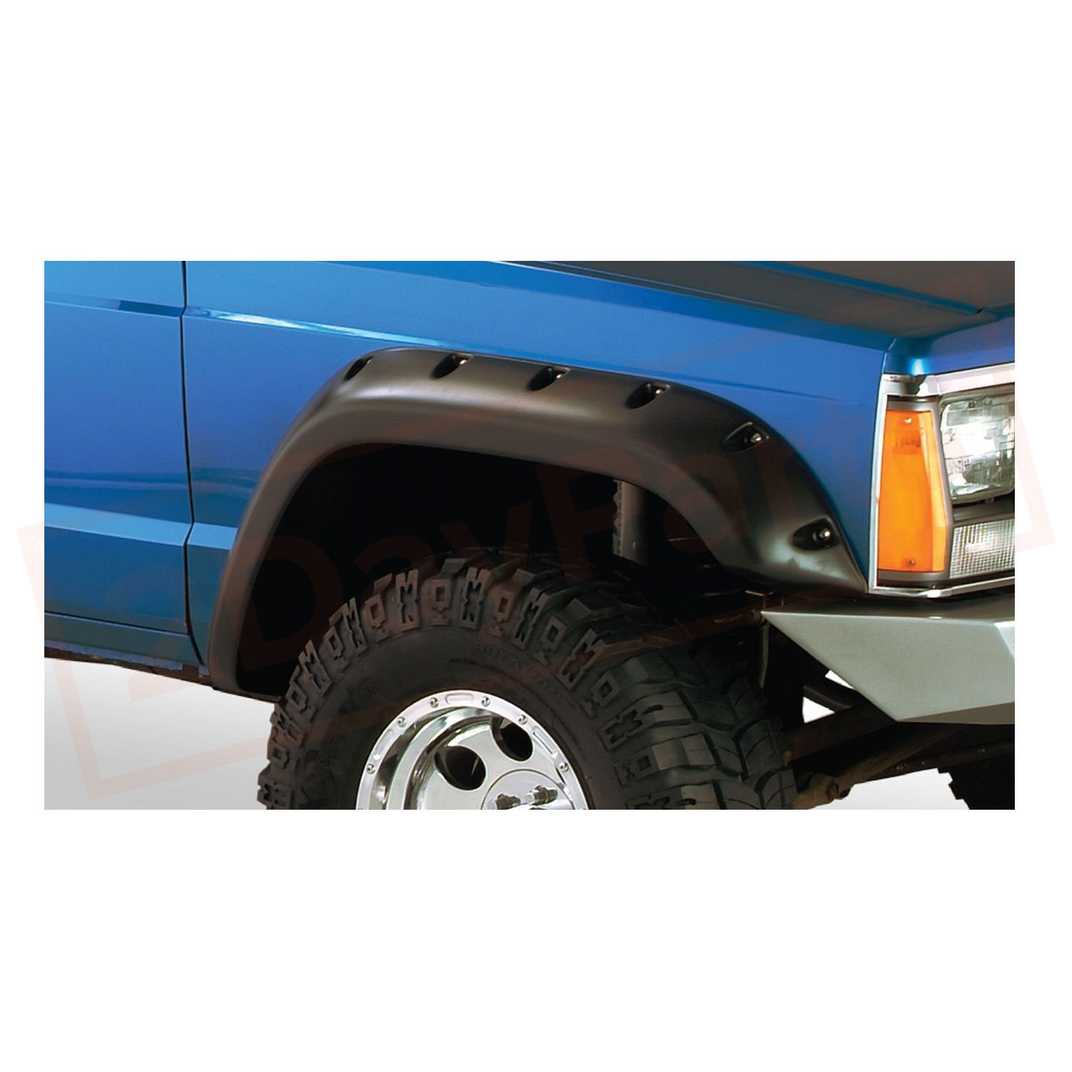 Image Bushwacker Fender Flare Front fits Jeep Cherokee 1984-2001 part in Fenders category