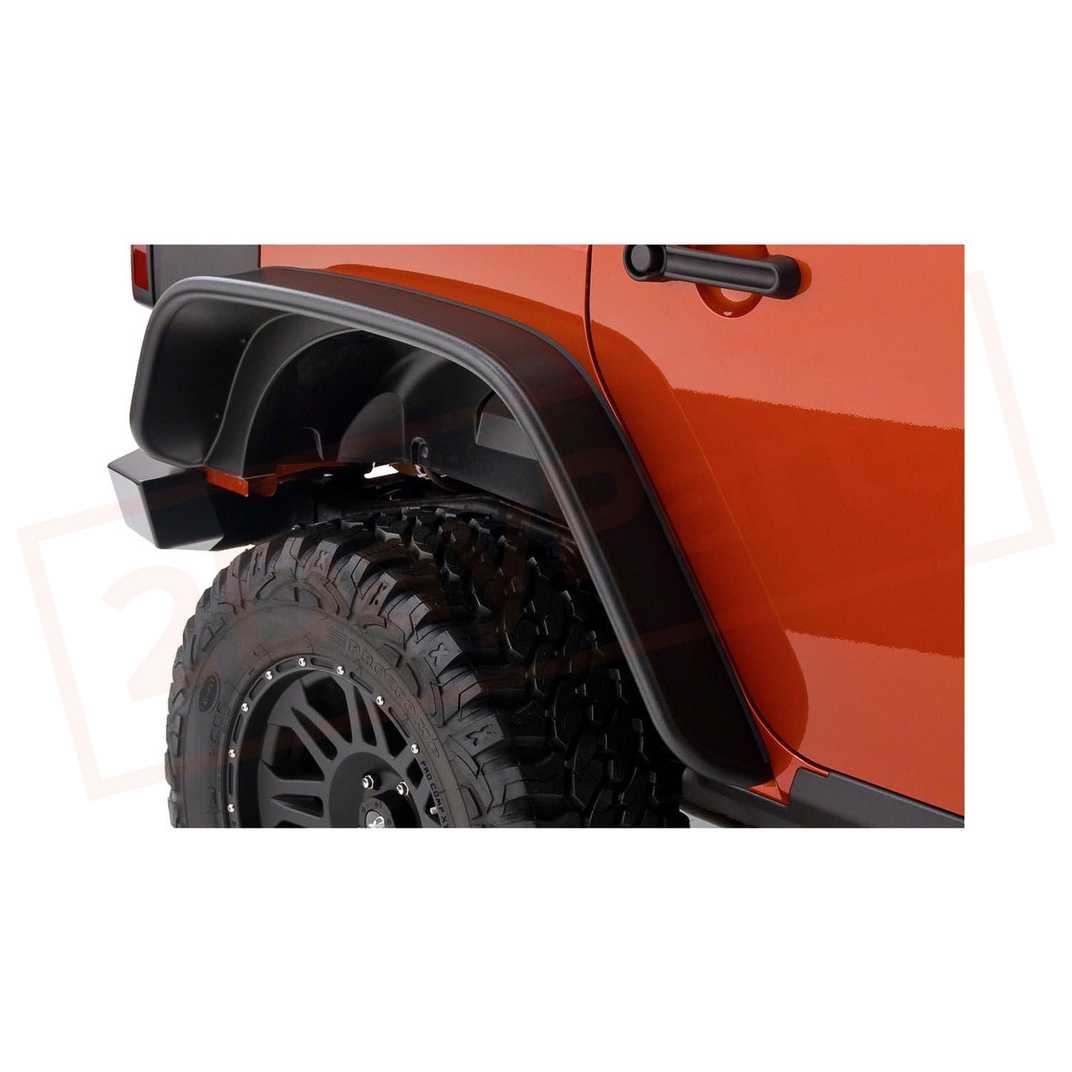 Image 1 Bushwacker Fender Flare Front fits Jeep Wrangler 2007-2017 part in Fenders category