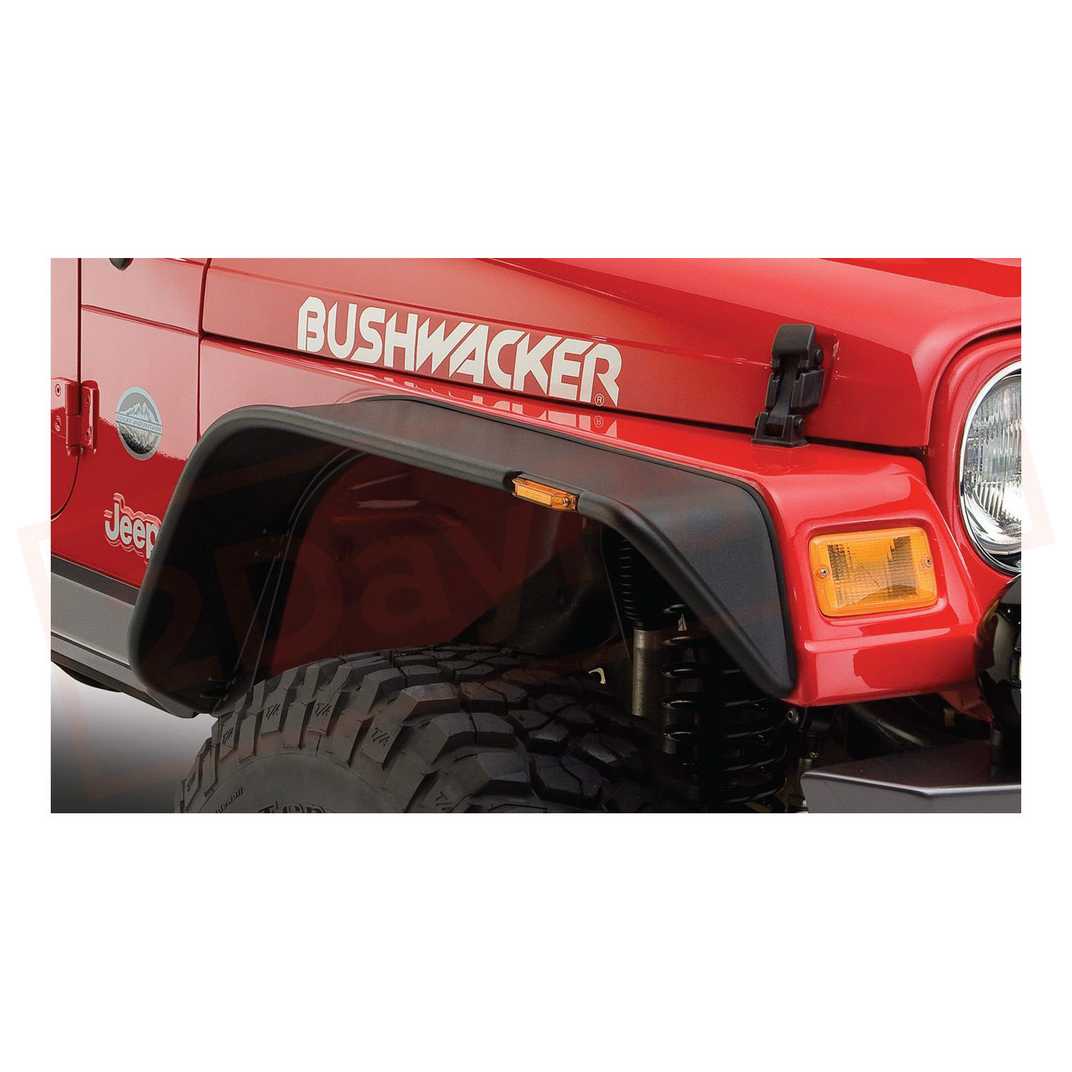 Image Bushwacker Fender Flare Front for 1997-06 Jeep Wrangler part in Fenders category