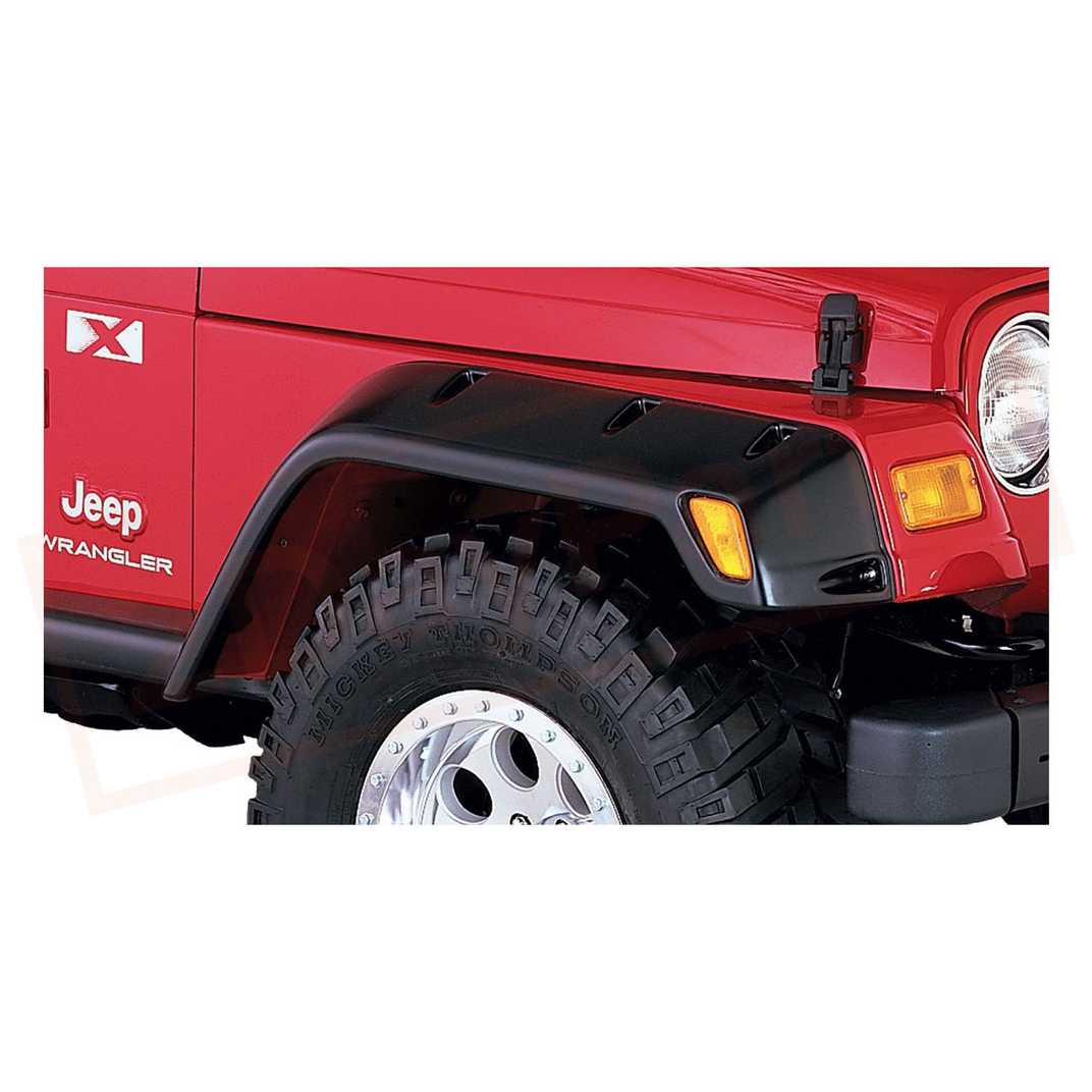 Image Bushwacker Fender Flare Front for 1997-2006 Jeep Wrangler part in Fenders category