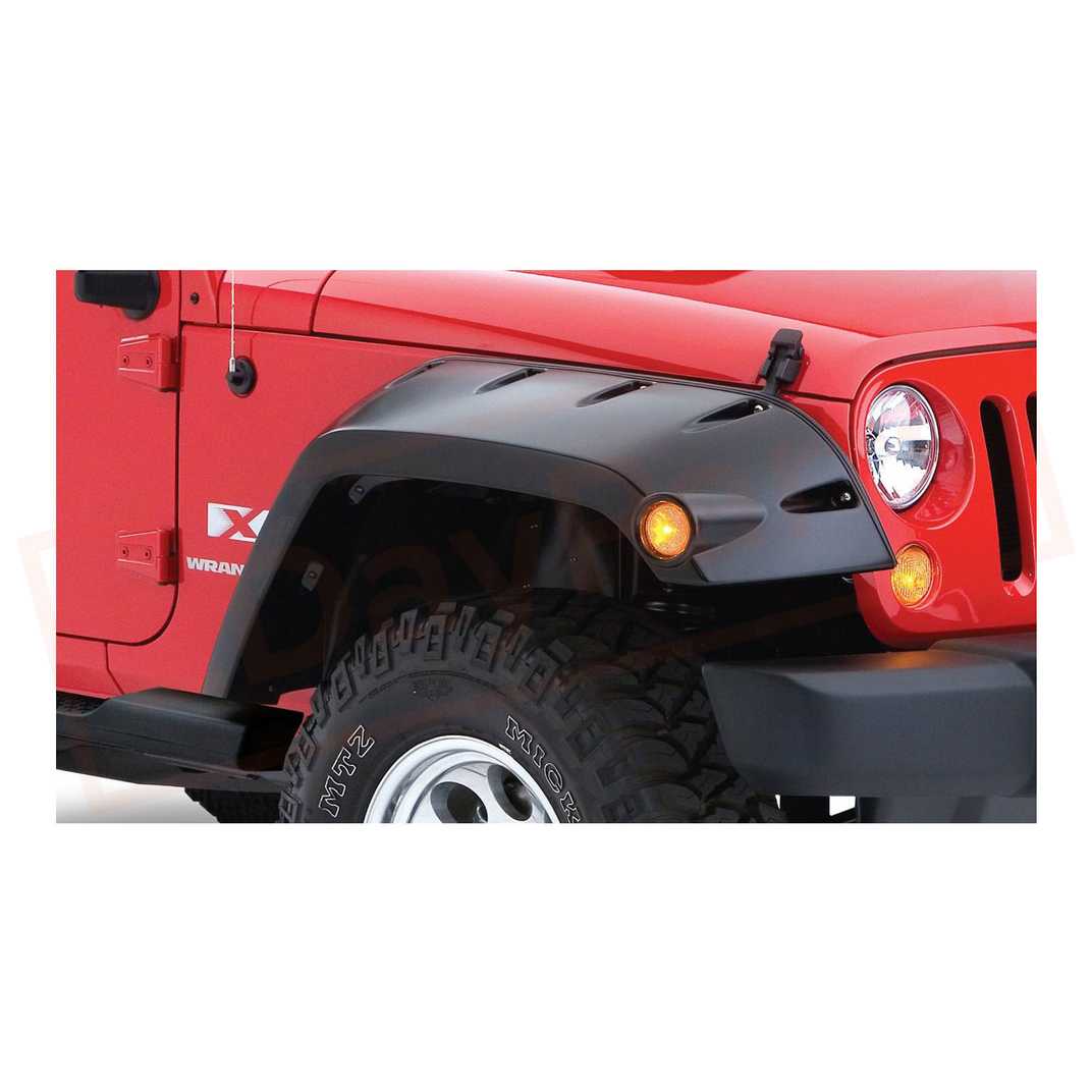 Image Bushwacker Fender Flare Front for 2007-17 Jeep Wrangler part in Fenders category