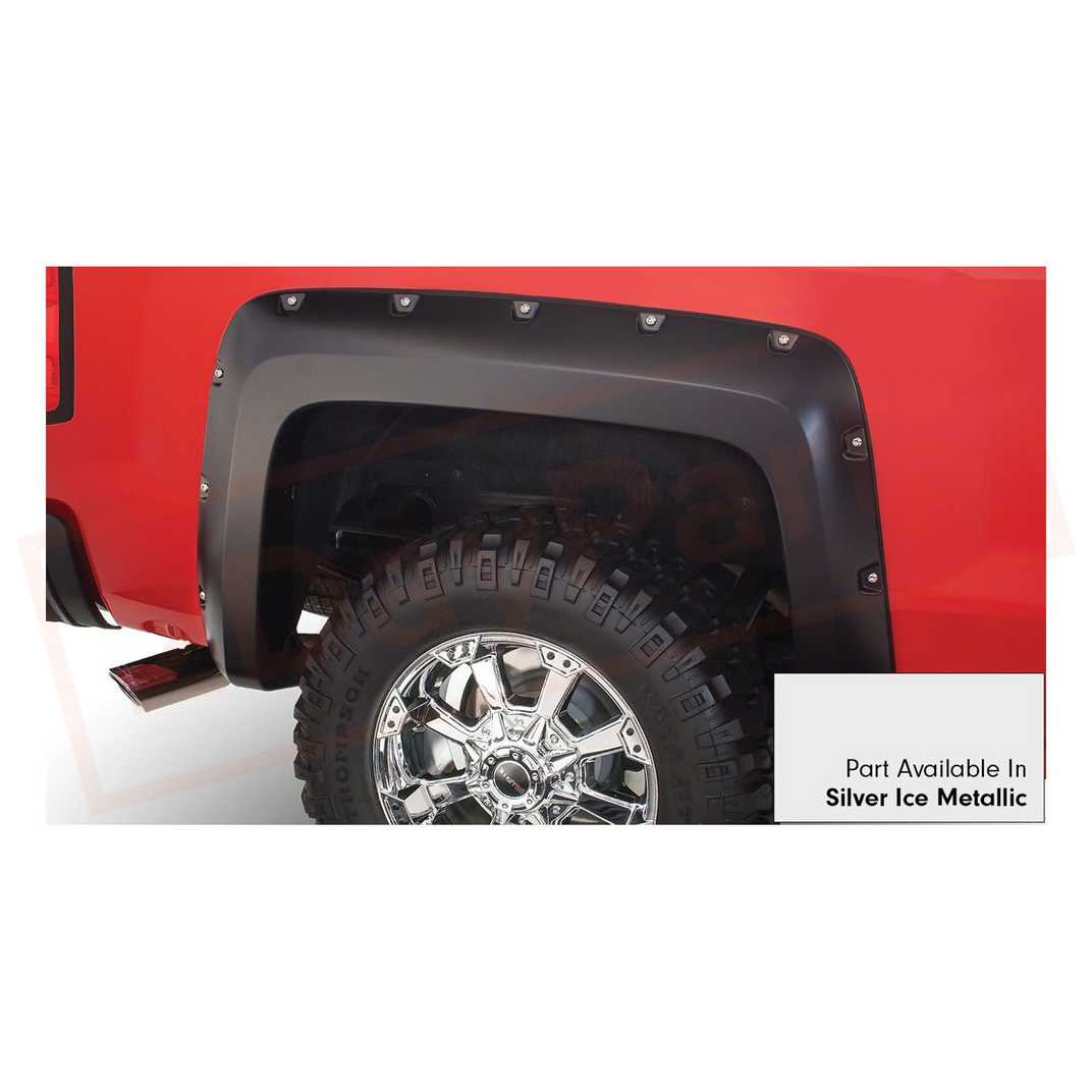 Image 1 Bushwacker Fender Flare Front for Chevrolet Silverado 3500 HD 2016-2017 part in Fenders category