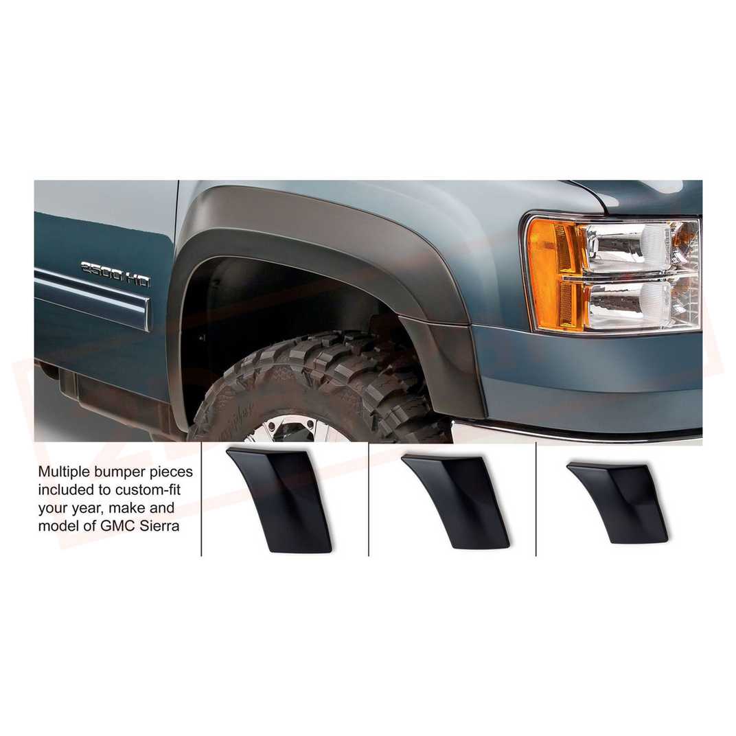 Image Bushwacker Fender Flare Front for GMC Sierra 1500 2007-2013 part in Fenders category