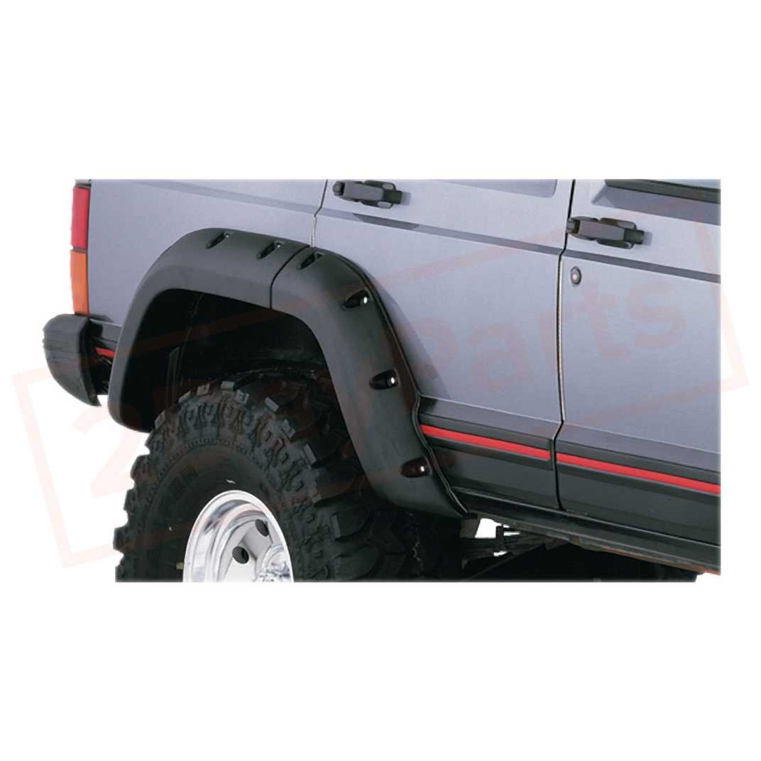 Image 1 Bushwacker Fender Flare Front for Jeep Cherokee 1984-01 part in Fenders category