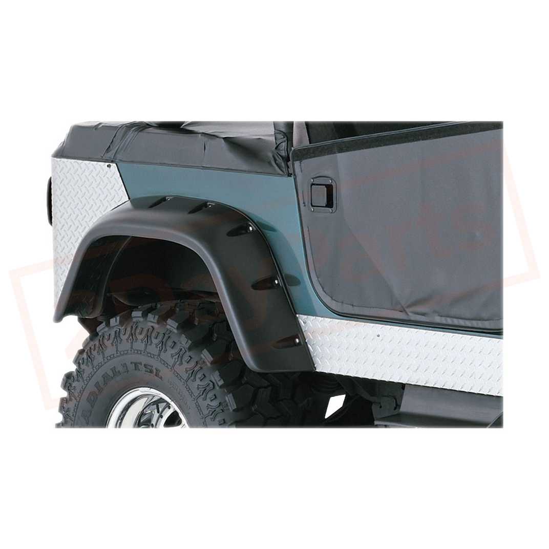 Image 1 Bushwacker Fender Flare Front for Jeep CJ7 1976-1986 part in Fenders category