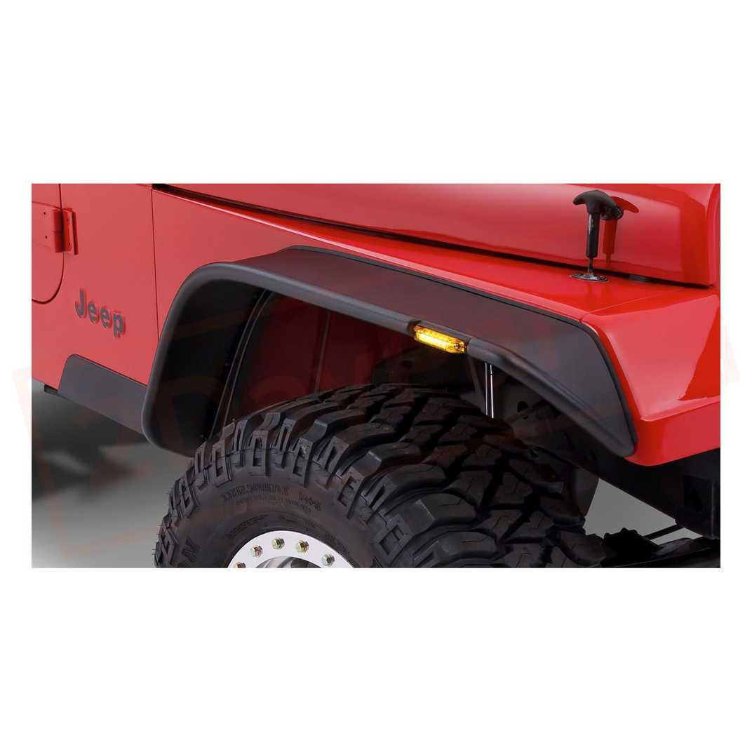 Image Bushwacker Fender Flare Front for Jeep Wrangler 1987-1995 part in Fenders category