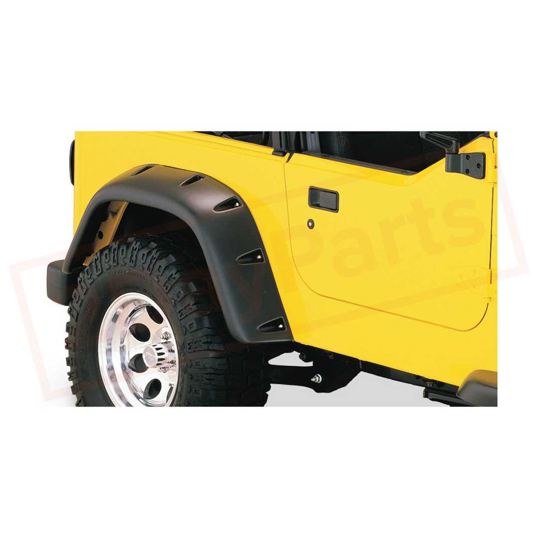 Image 1 Bushwacker Fender Flare Front for Jeep Wrangler 1997-06 part in Fenders category