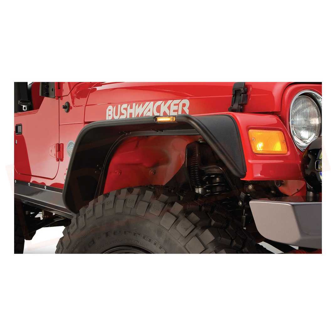 Image 3 Bushwacker Fender Flare Front for Jeep Wrangler 1997-2006 part in Fenders category