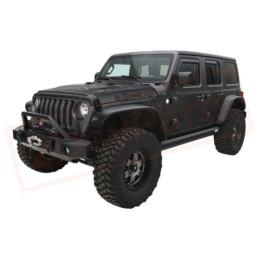 Image Bushwacker Fender Flare Front for Jeep Wrangler 2018-2020 part in Fenders category