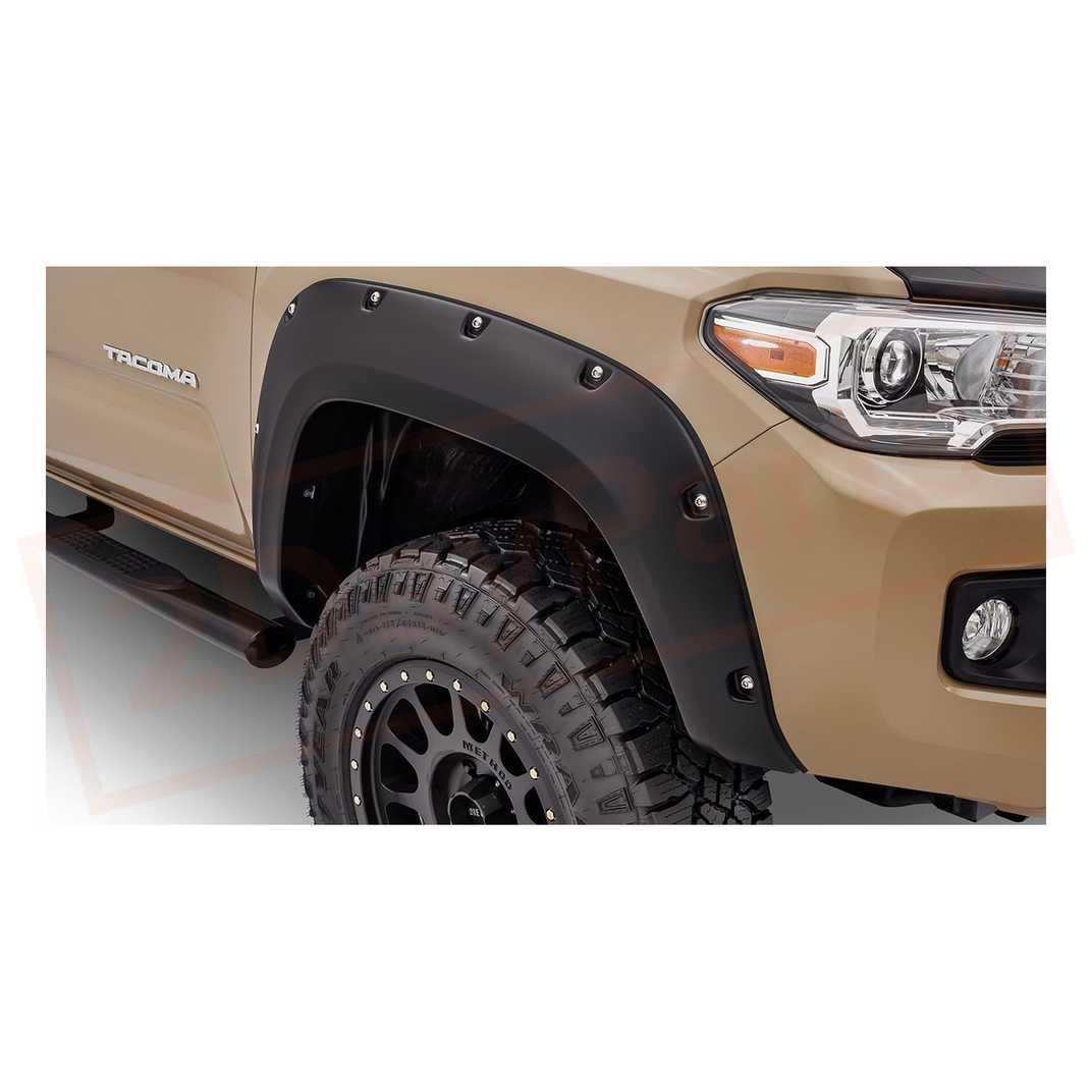 Image Bushwacker Fender Flare Front Rear for Toyota Tacoma 2016-2022 part in Fenders category