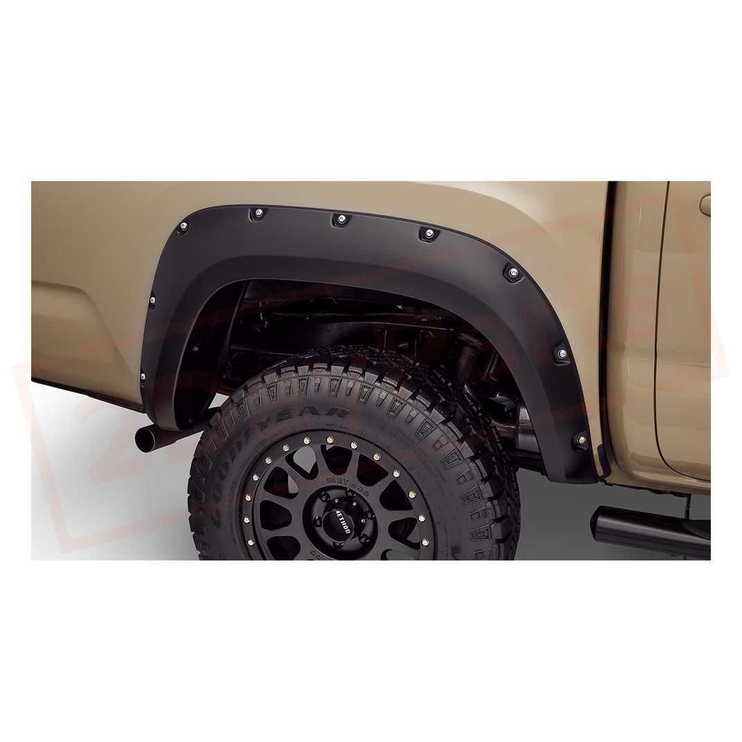 Image 1 Bushwacker Fender Flare Front Rear for Toyota Tacoma 2016-2022 part in Fenders category