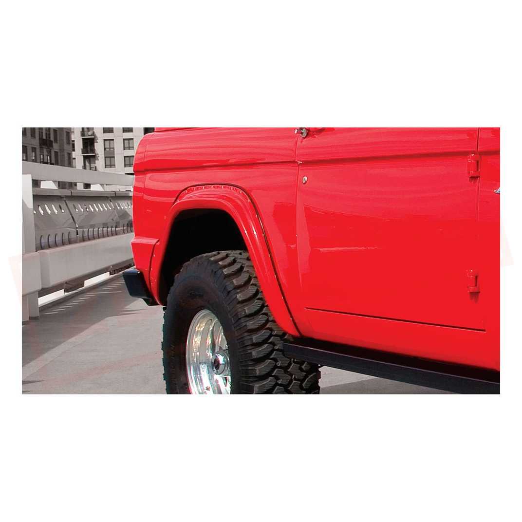 Image Bushwacker Fender Flare Rear fits Ford Bronco 1966-1977 part in Fenders category