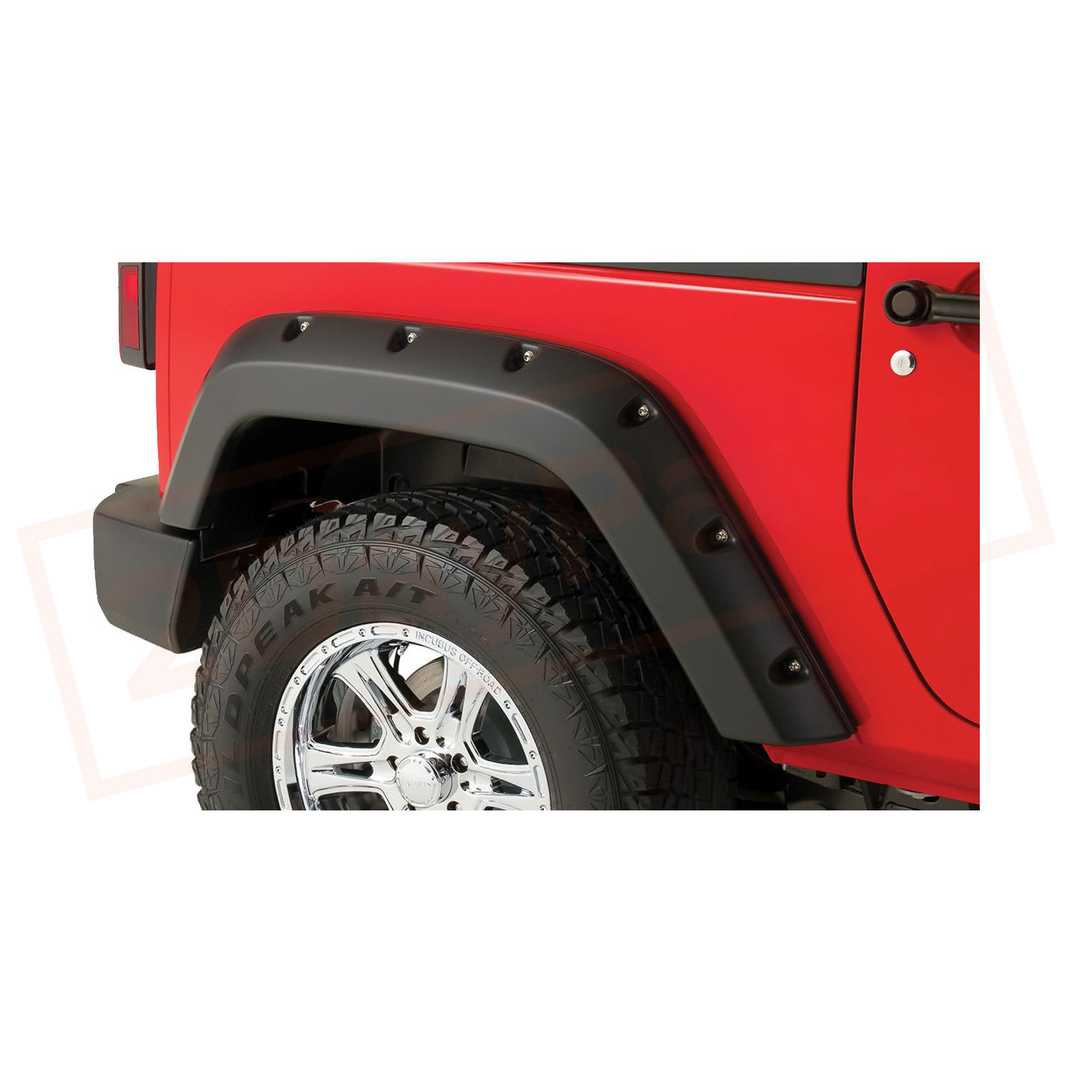 Image Bushwacker Fender Flare Rear fits Ford F-250 Super Duty 2017-2019 part in Fenders category